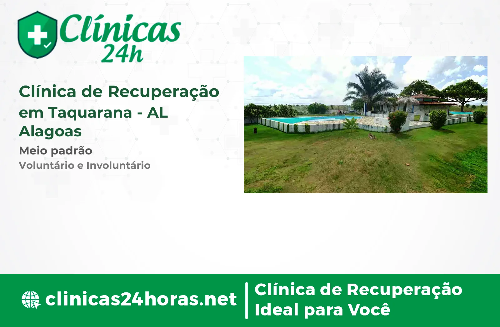 Clínica de Recuperação em Taquarana Masculina