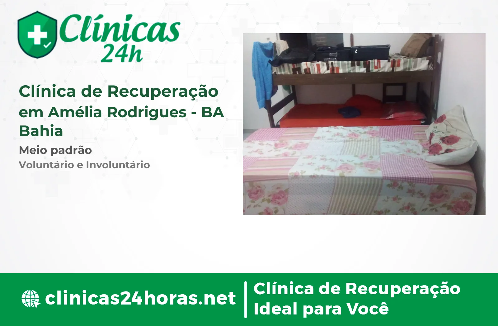 Clínica de Recuperação em Amélia Rodrigues Masculina 3