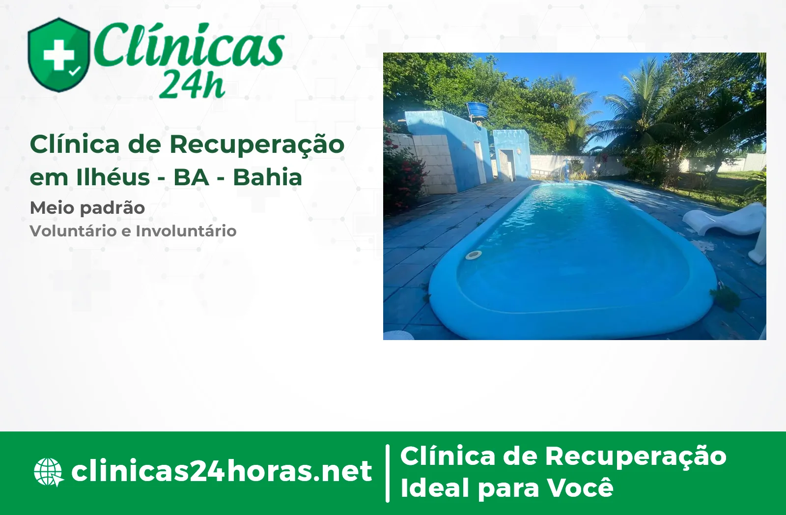 Clínica de Recuperação em Ilhéus Masculina