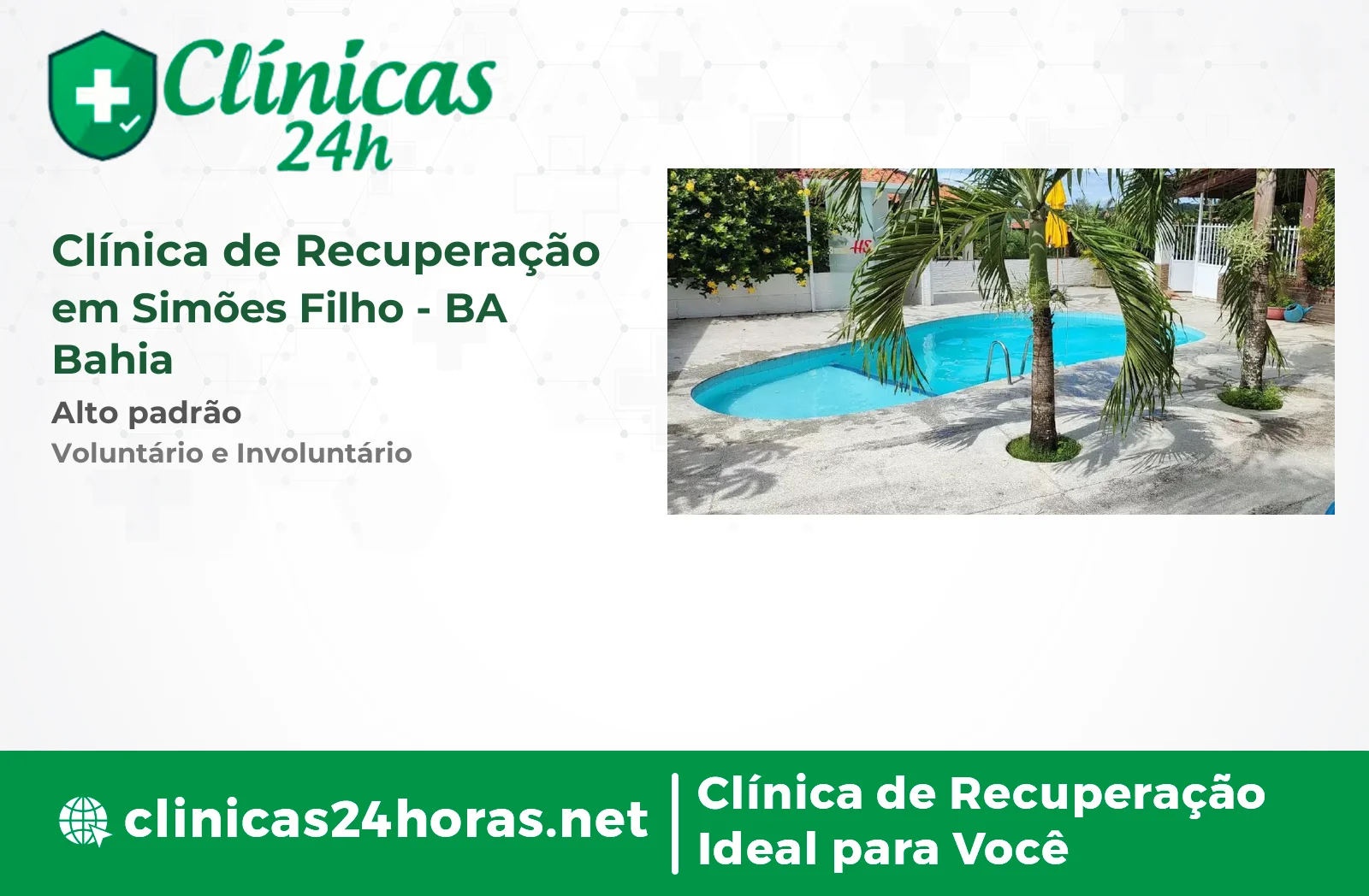 Clínica de Recuperação em Simões Filho Masculina 2