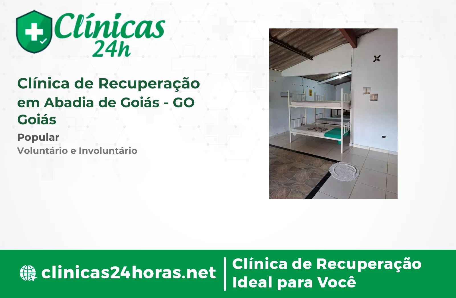 Clínica de Recuperação em Abadia de Goiás Masculina 3