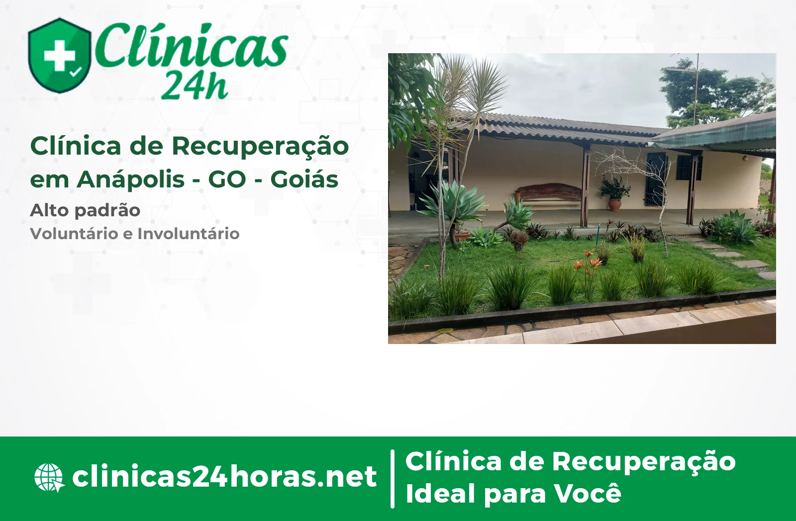 Clínica de Recuperação em Anápolis Feminina