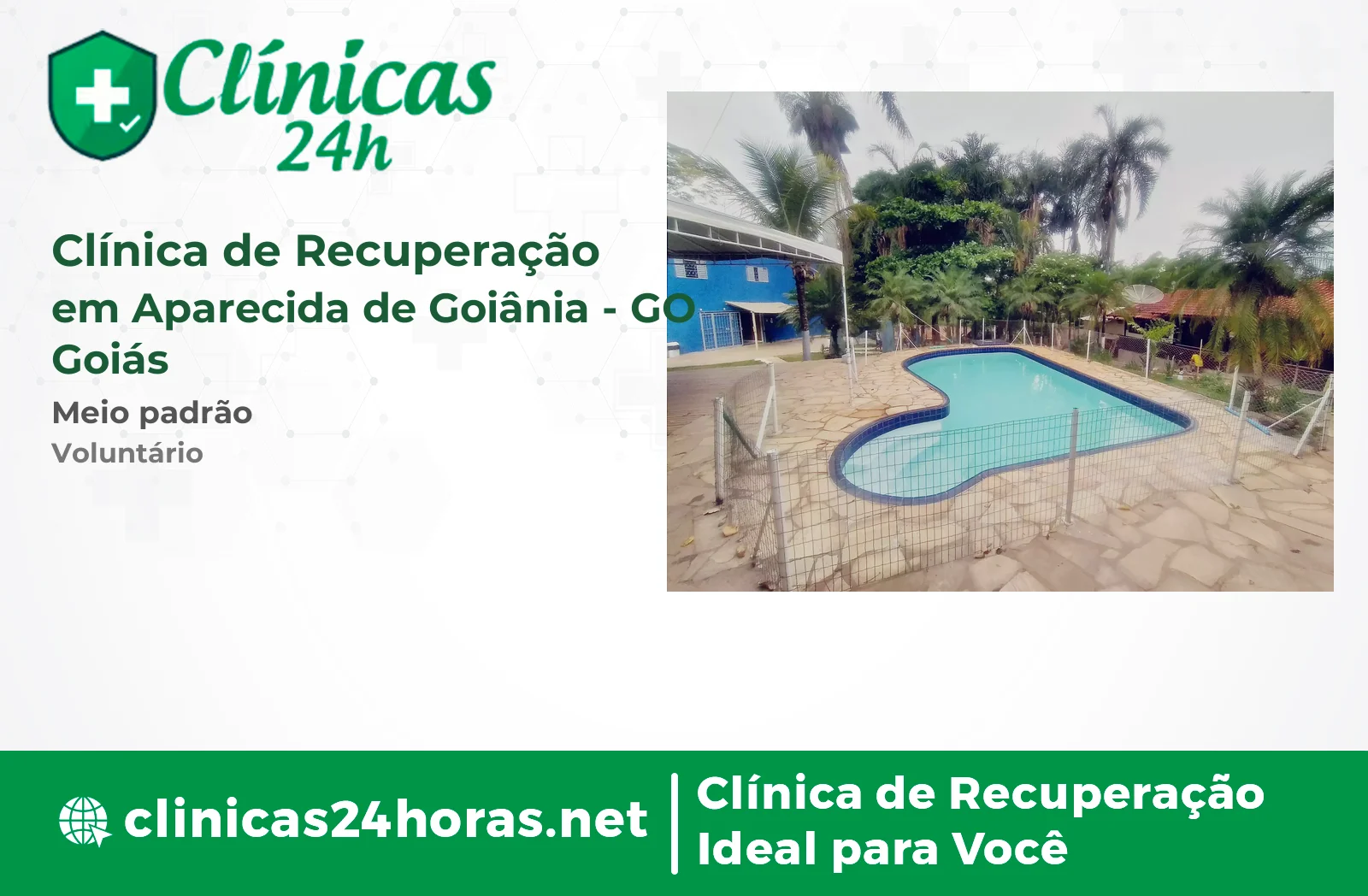 Clínica de Recuperação em Aparecida de Goiânia Masculina 2