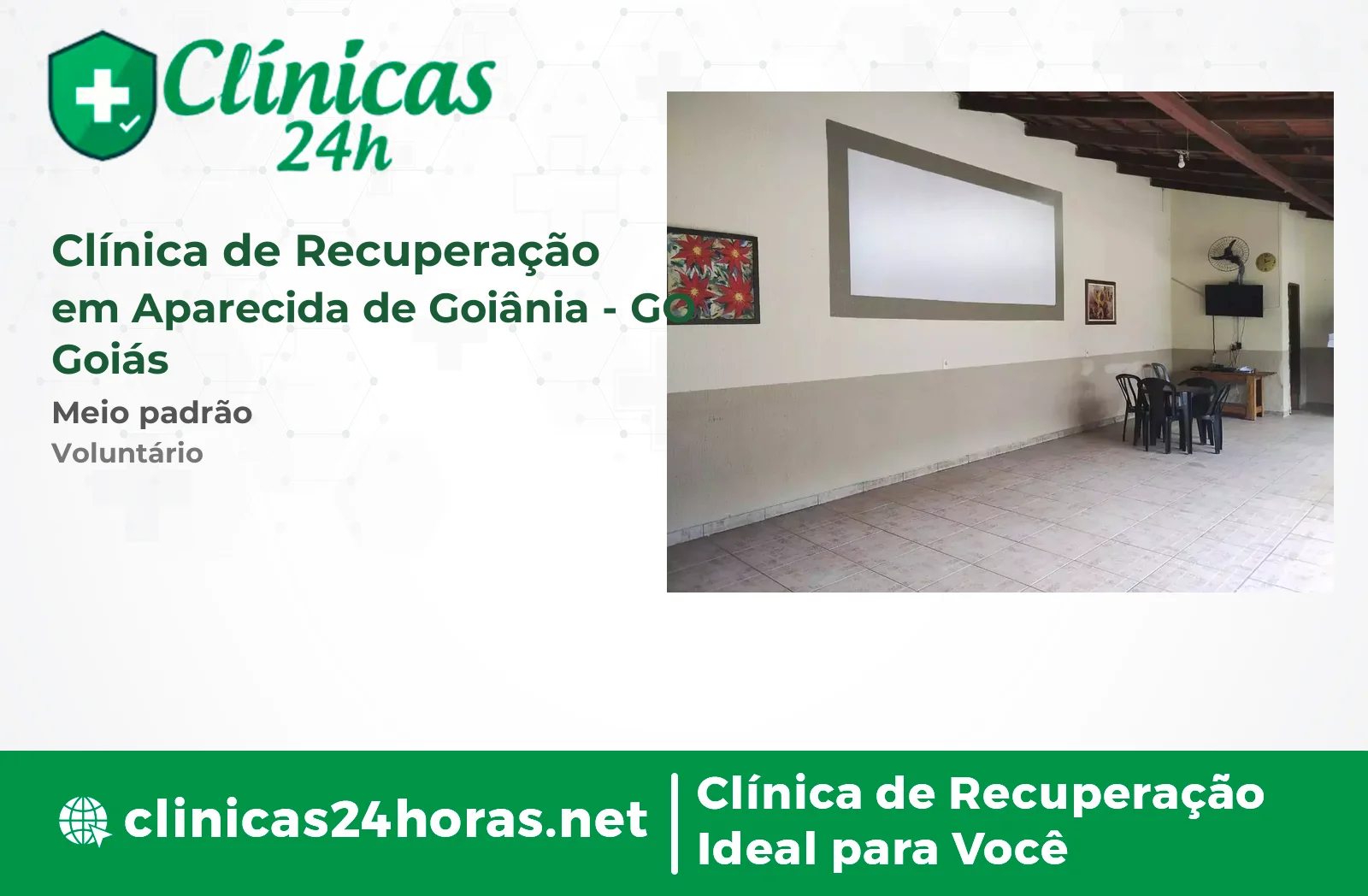 Clínica de Recuperação em Aparecida de Goiânia Masculina 3