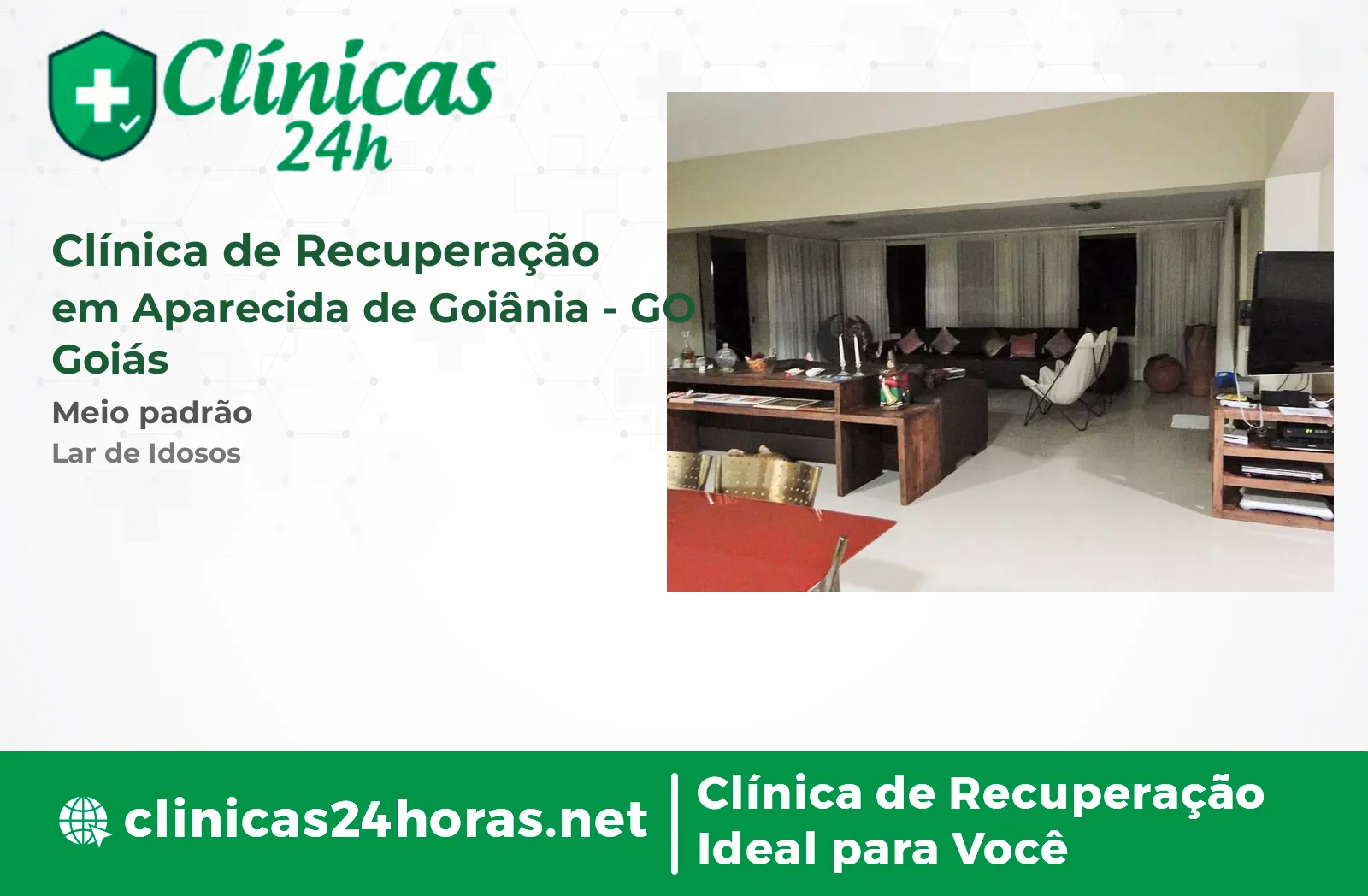 Clínica de Recuperação em Aparecida de Goiânia Mista 3