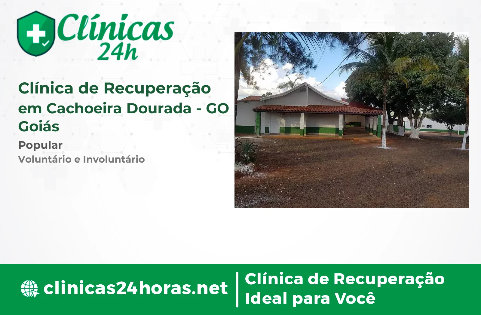 Clínica de Recuperação em Cachoeira Dourada Masculina 4