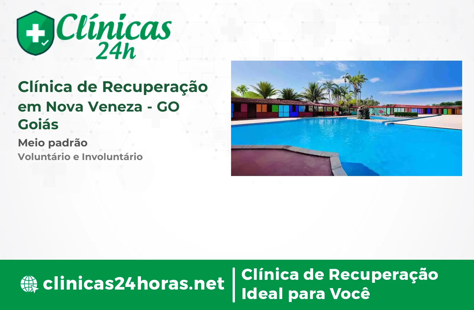 Clínica de Recuperação em Nova Veneza Masculina