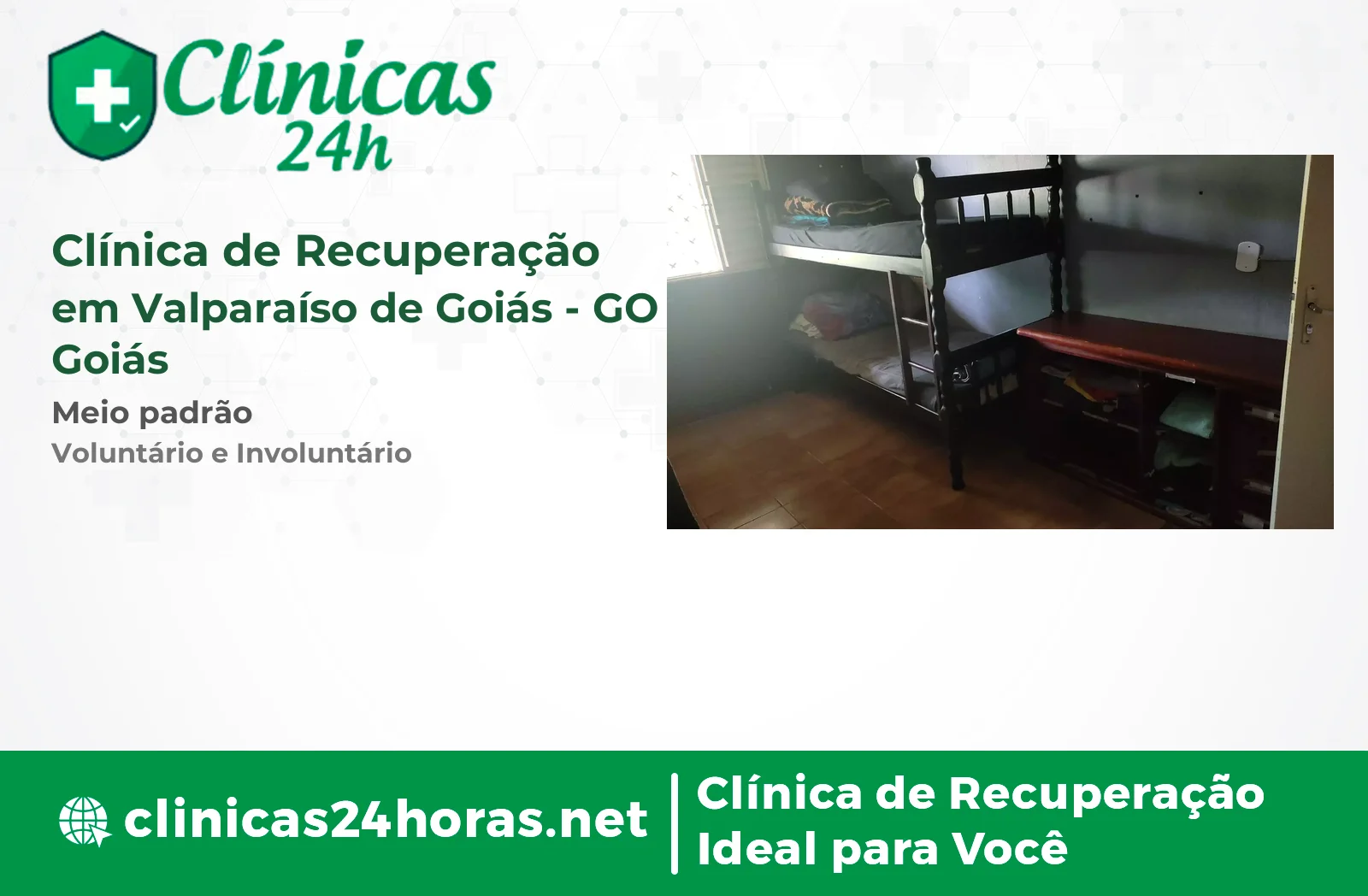 Clínica de Recuperação em Valparaíso de Goiás Masculina 4