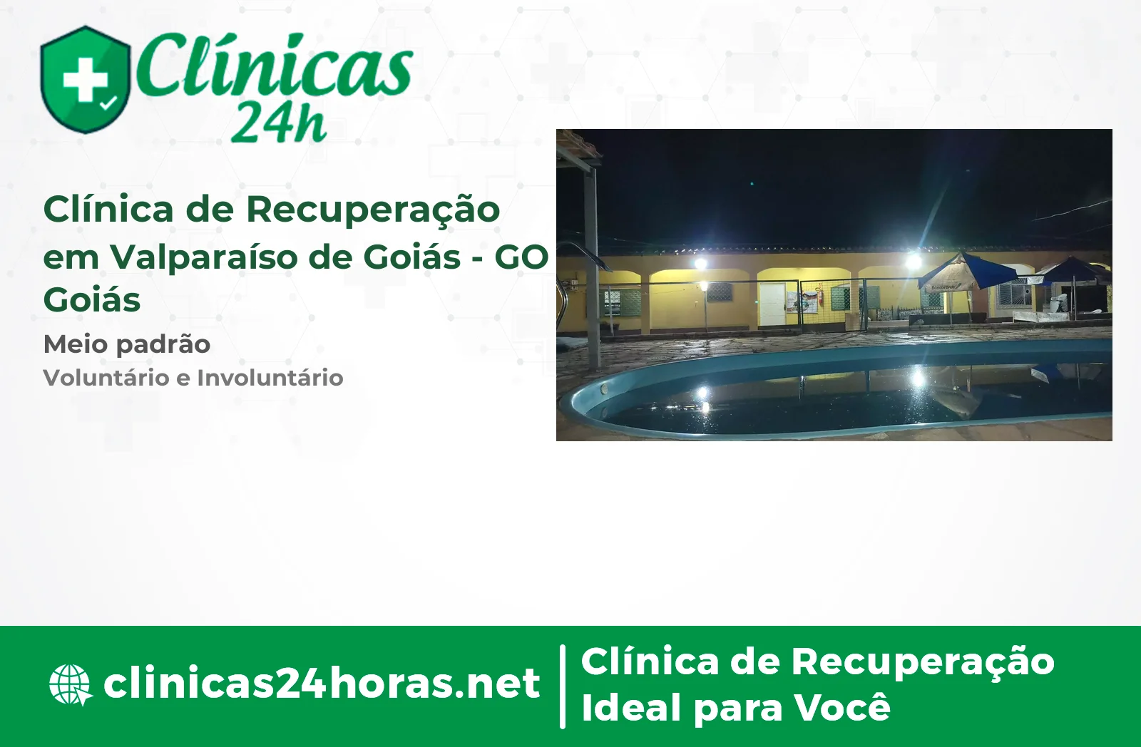 Clínica de Recuperação em Valparaíso de Goiás Masculina