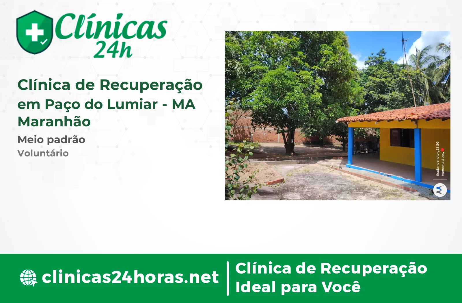 Clínica de Recuperação em Paço do Lumiar Masculina 4