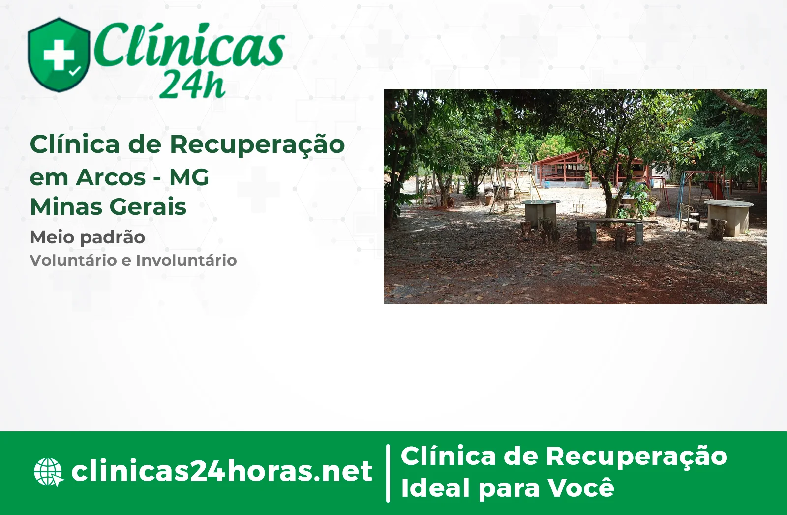 Clínica de Recuperação em Arcos Masculina