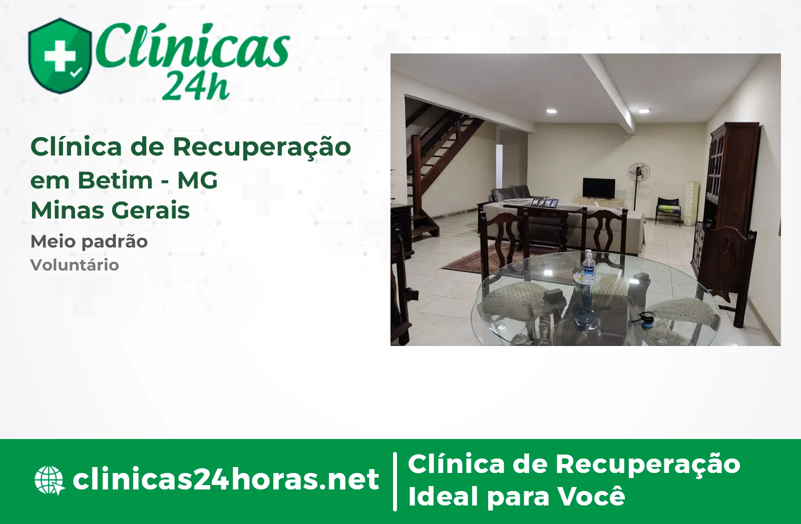 Clínica de Recuperação em Betim Masculina
