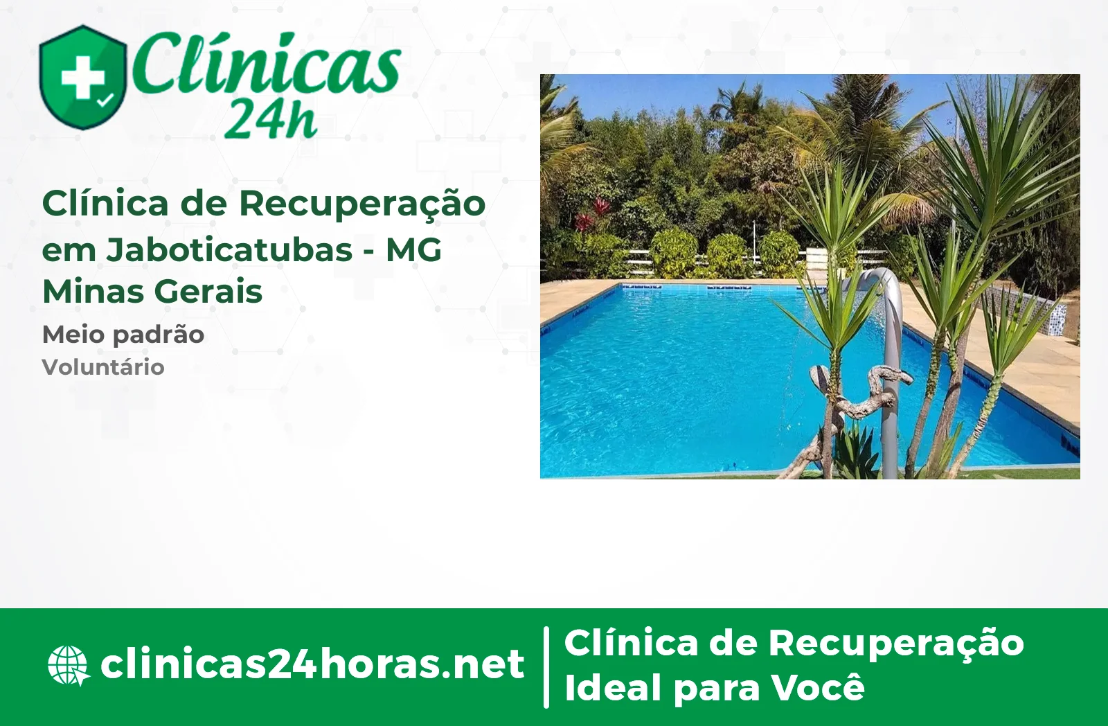 Clínica de Recuperação em Jaboticatubas Masculina