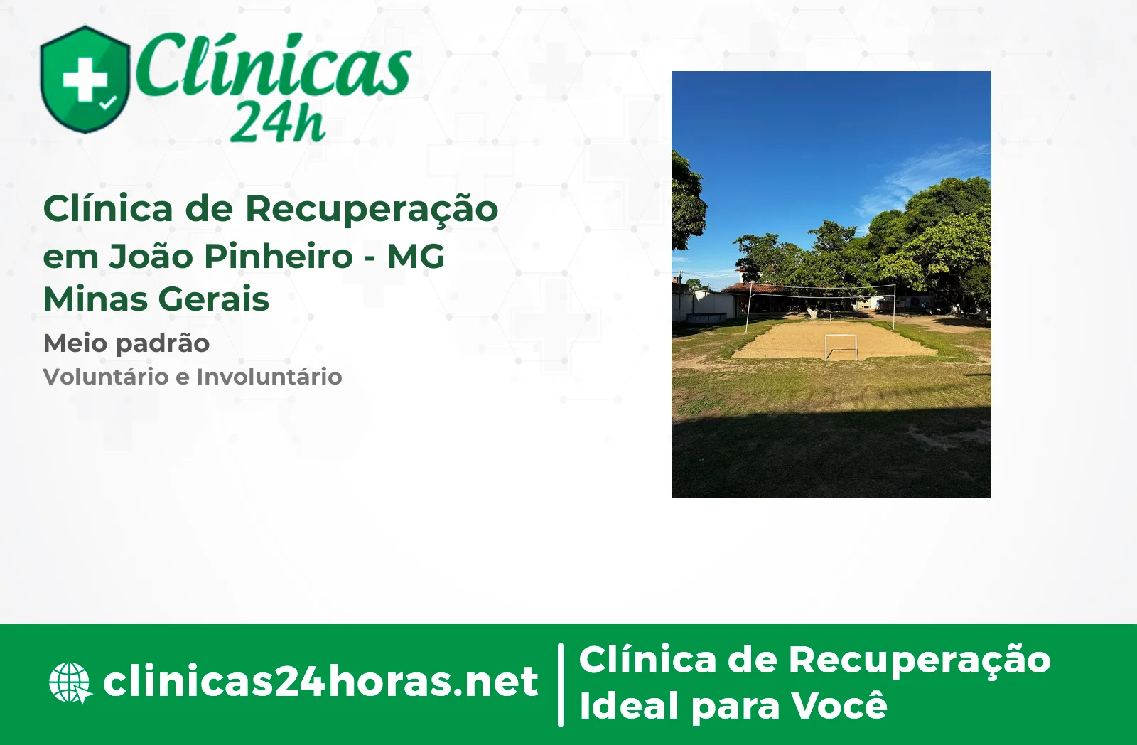 Clínica de Recuperação em João Pinheiro Masculina 3