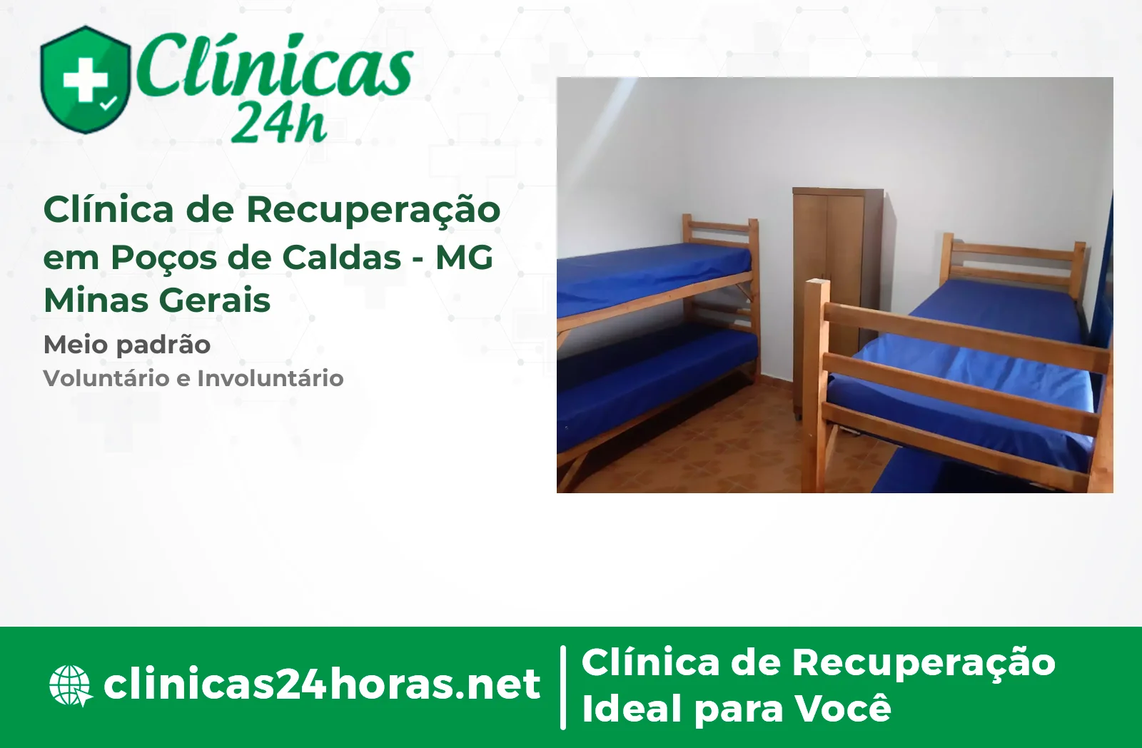 Clínica de Recuperação em Poços de Caldas Masculina