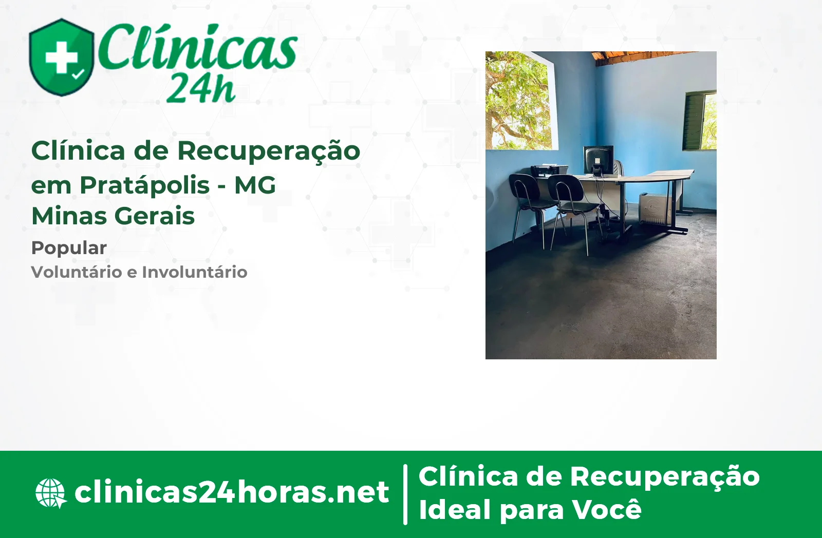 Clínica de Recuperação em Pratápolis Masculina 3