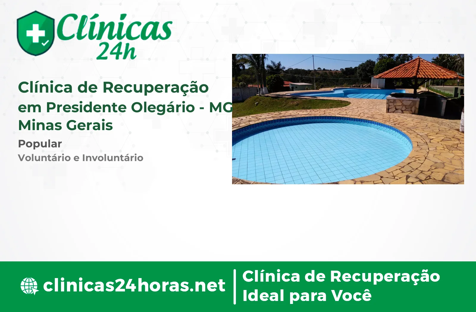Clínica de Recuperação em Presidente Olegário Masculina 4