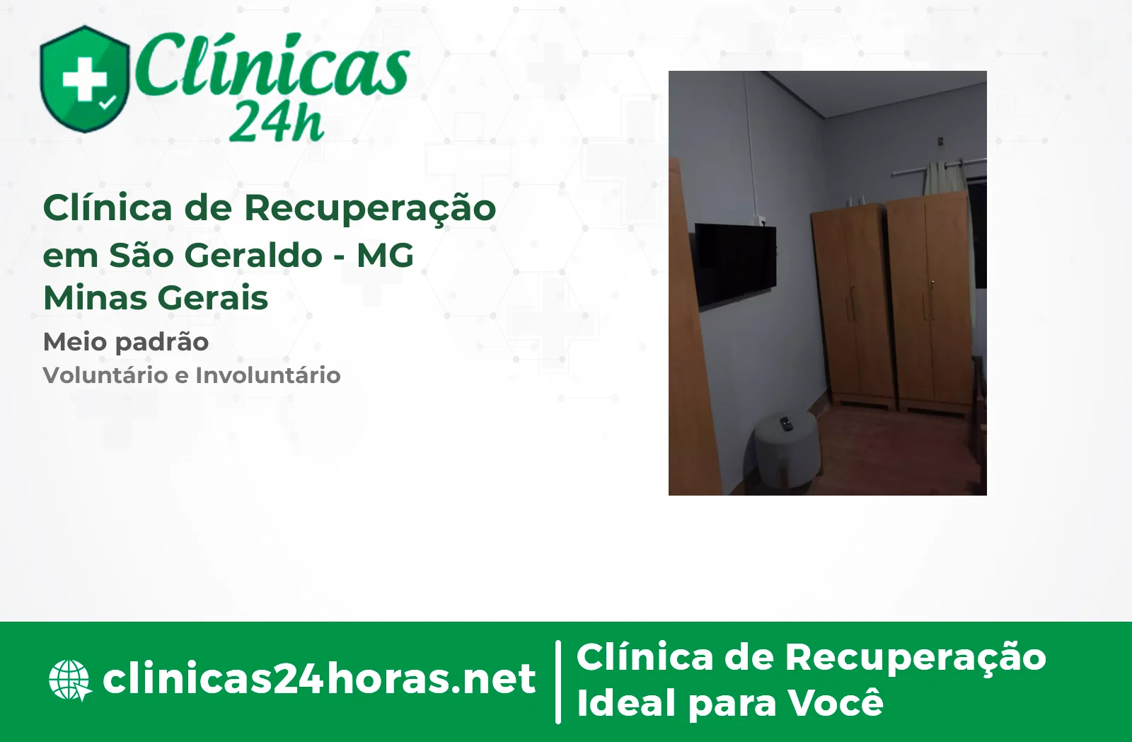 Clínica de Recuperação em São Geraldo Masculina 3