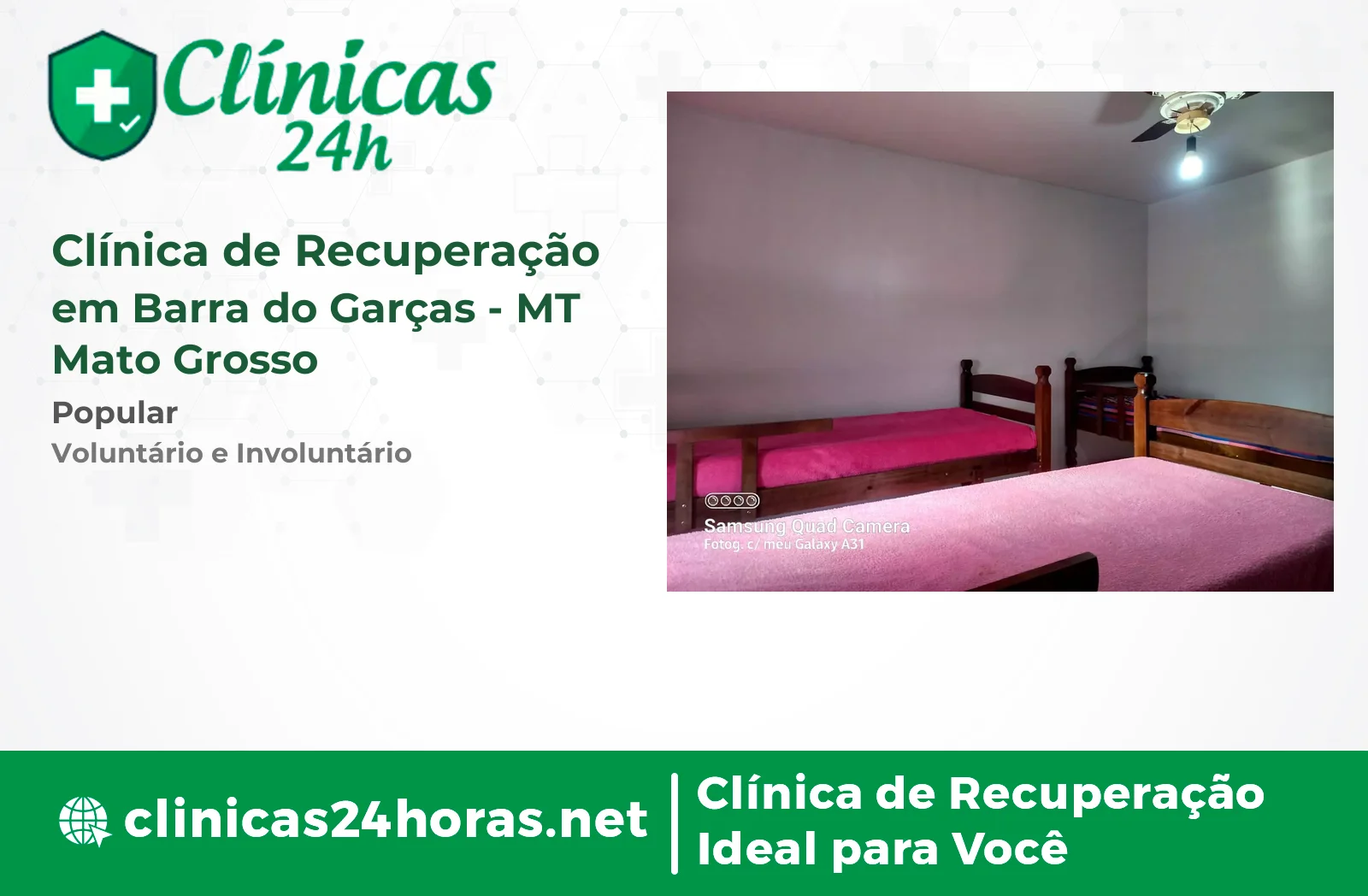 Clínica de Recuperação em Barra do Garças Feminina 2
