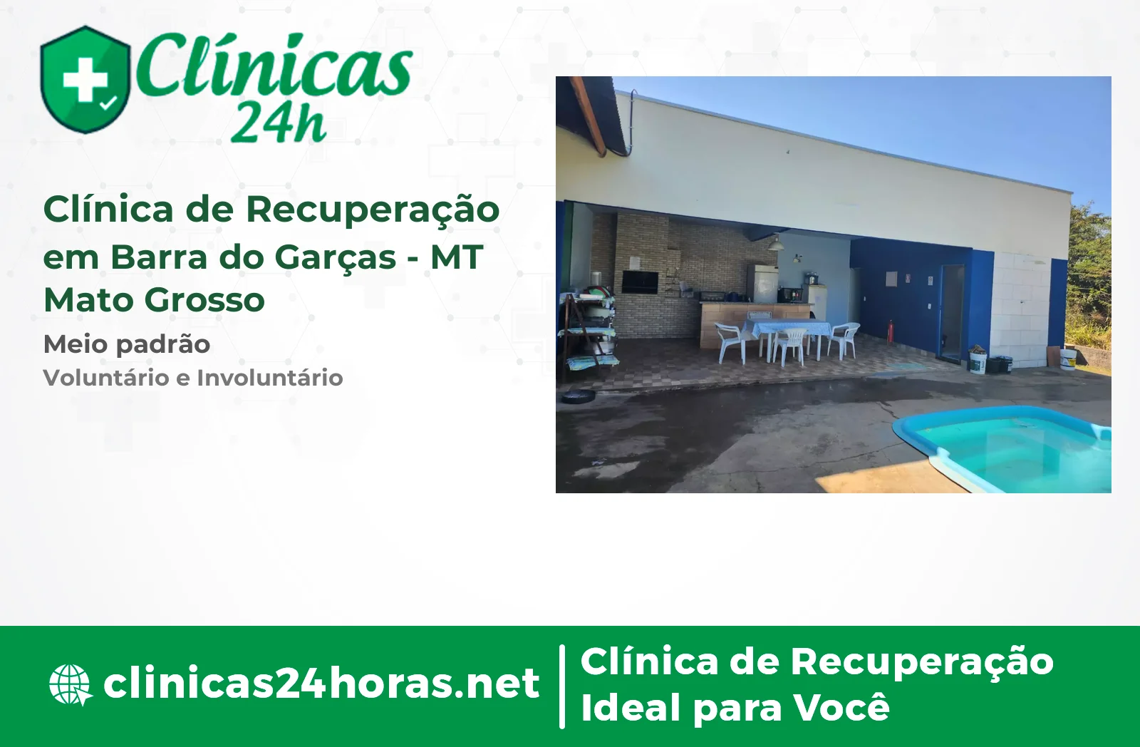 Clínica de Recuperação em Barra do Garças Masculina 2