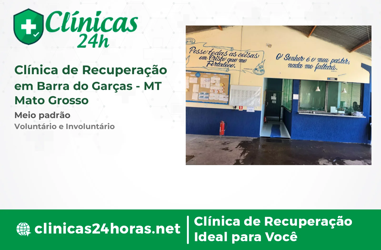 Clínica de Recuperação em Barra do Garças Masculina 3