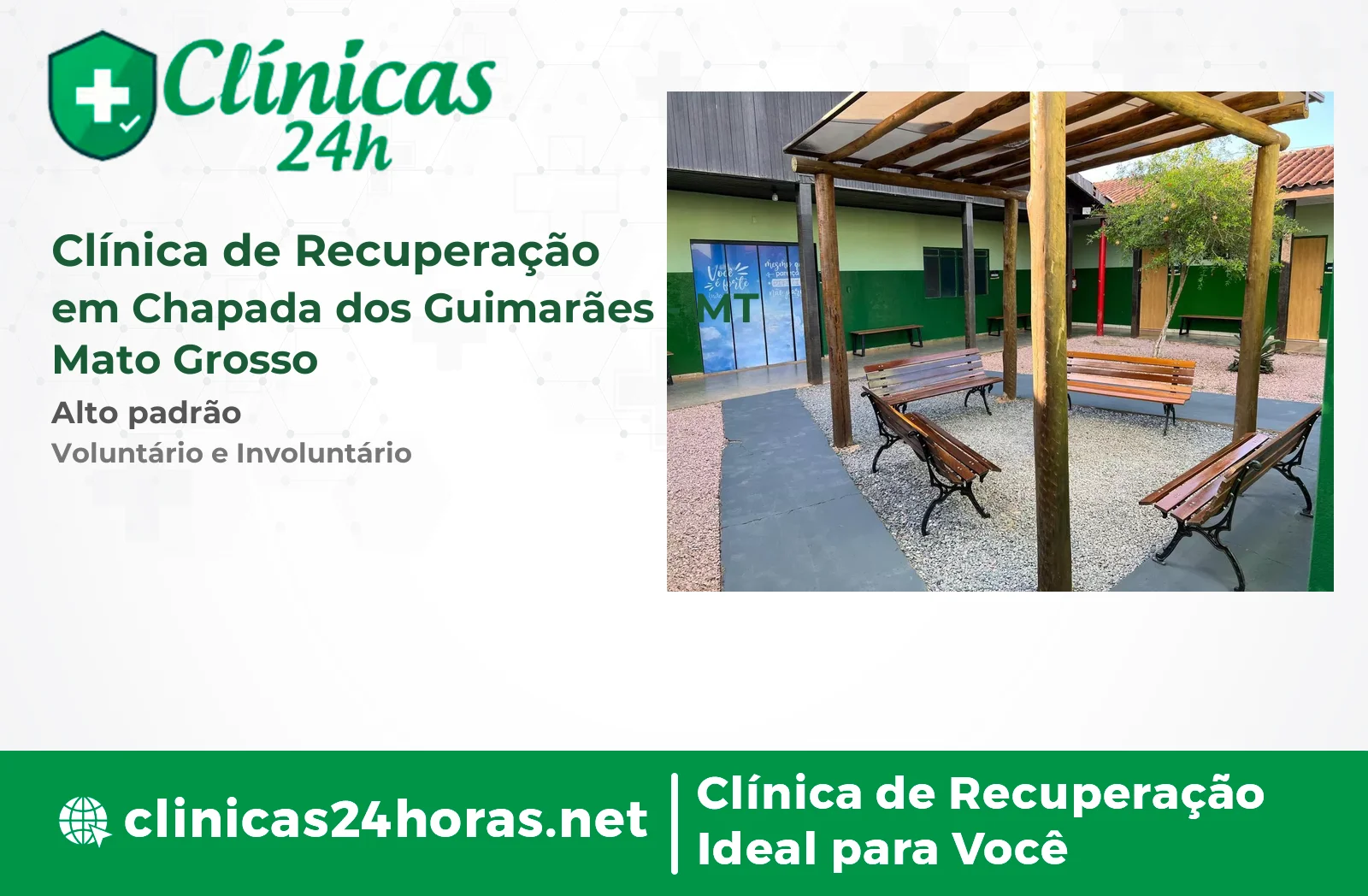 Clínica de Recuperação em Chapada dos Guimarães Masculina