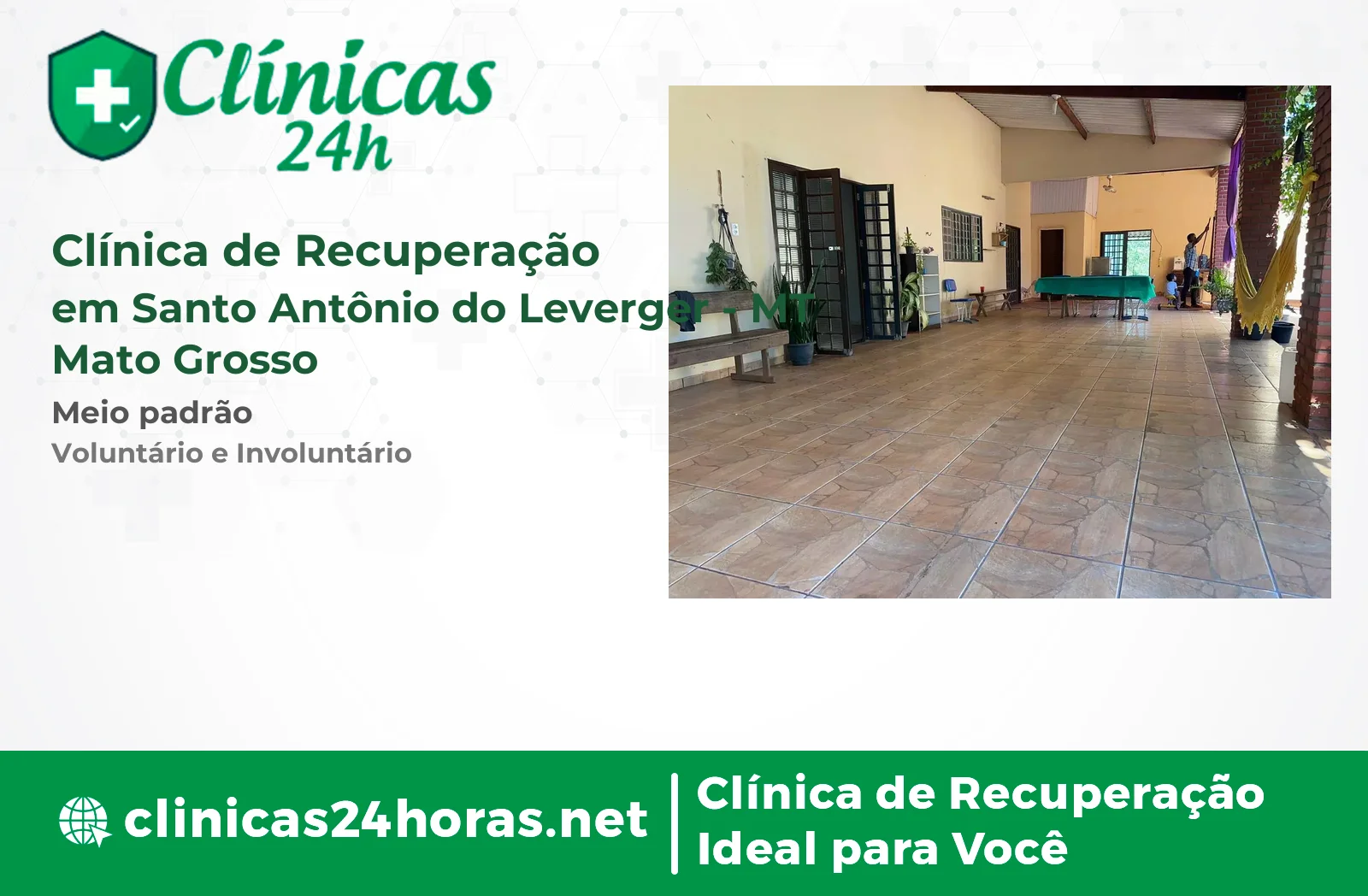 Clínica de Recuperação em Santo Antônio do Leverger Masculina 4