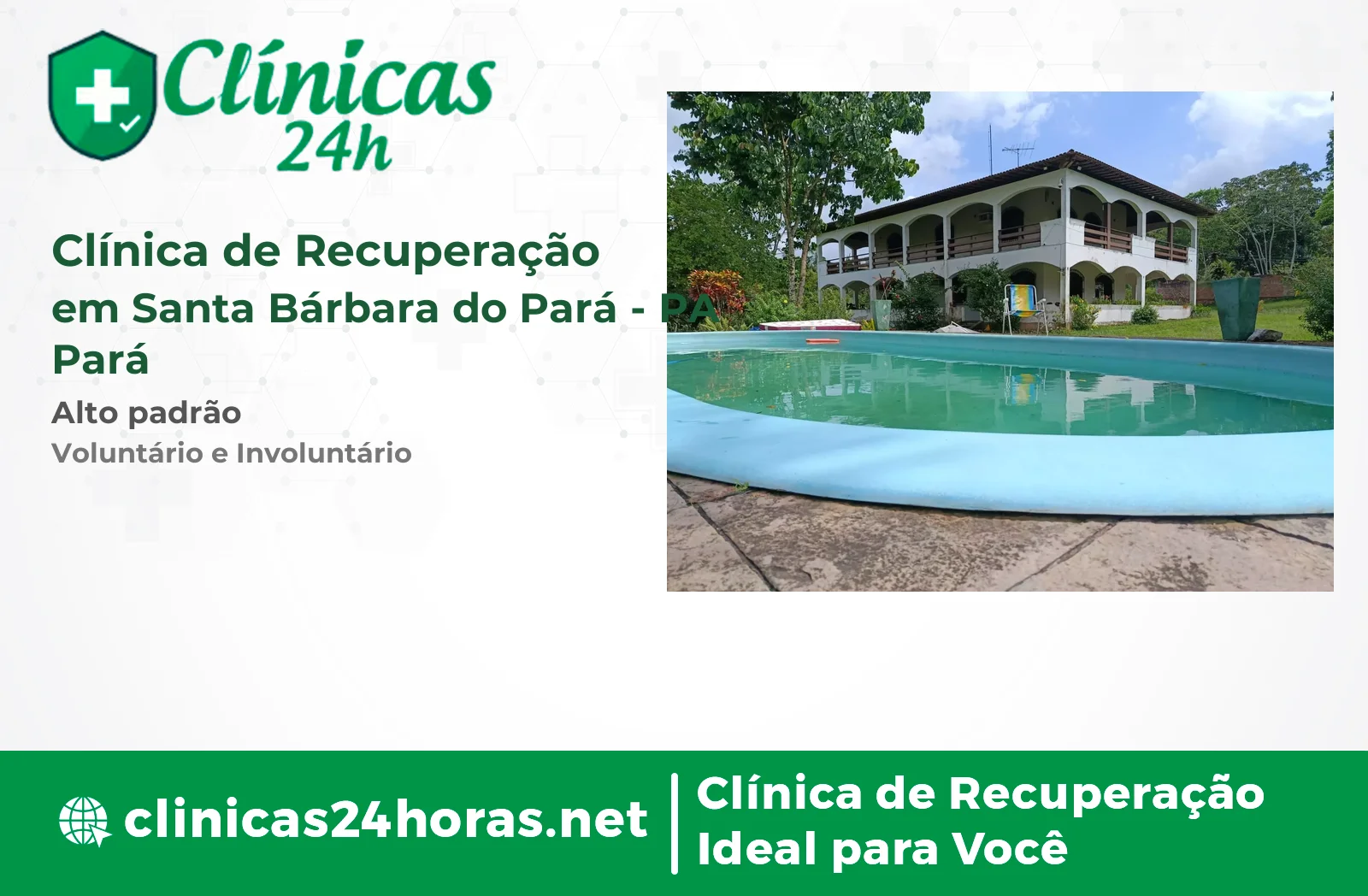Clínica de Recuperação em Santa Bárbara do Pará Mista