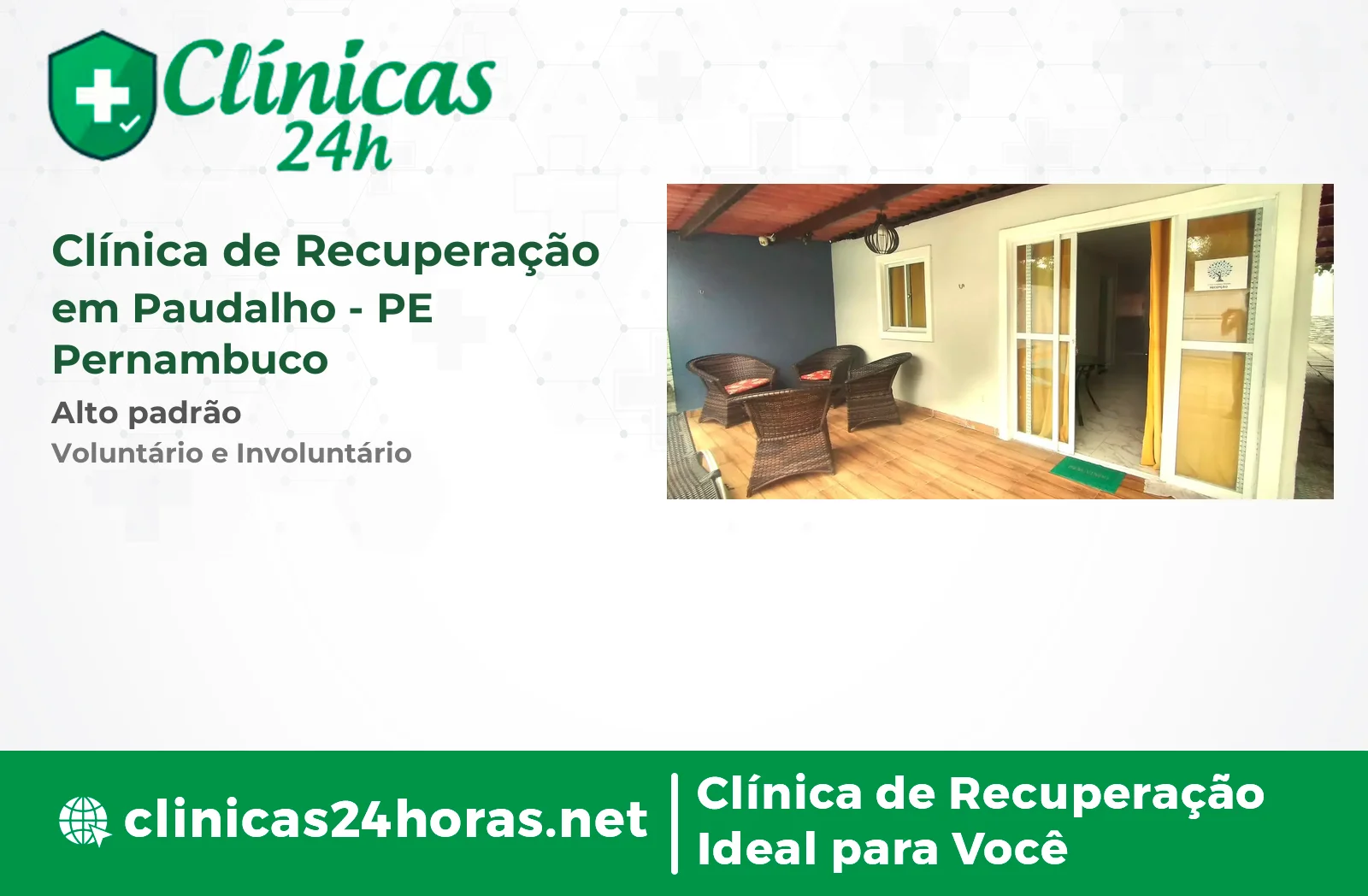Clínica de Recuperação em Paudalho Mista