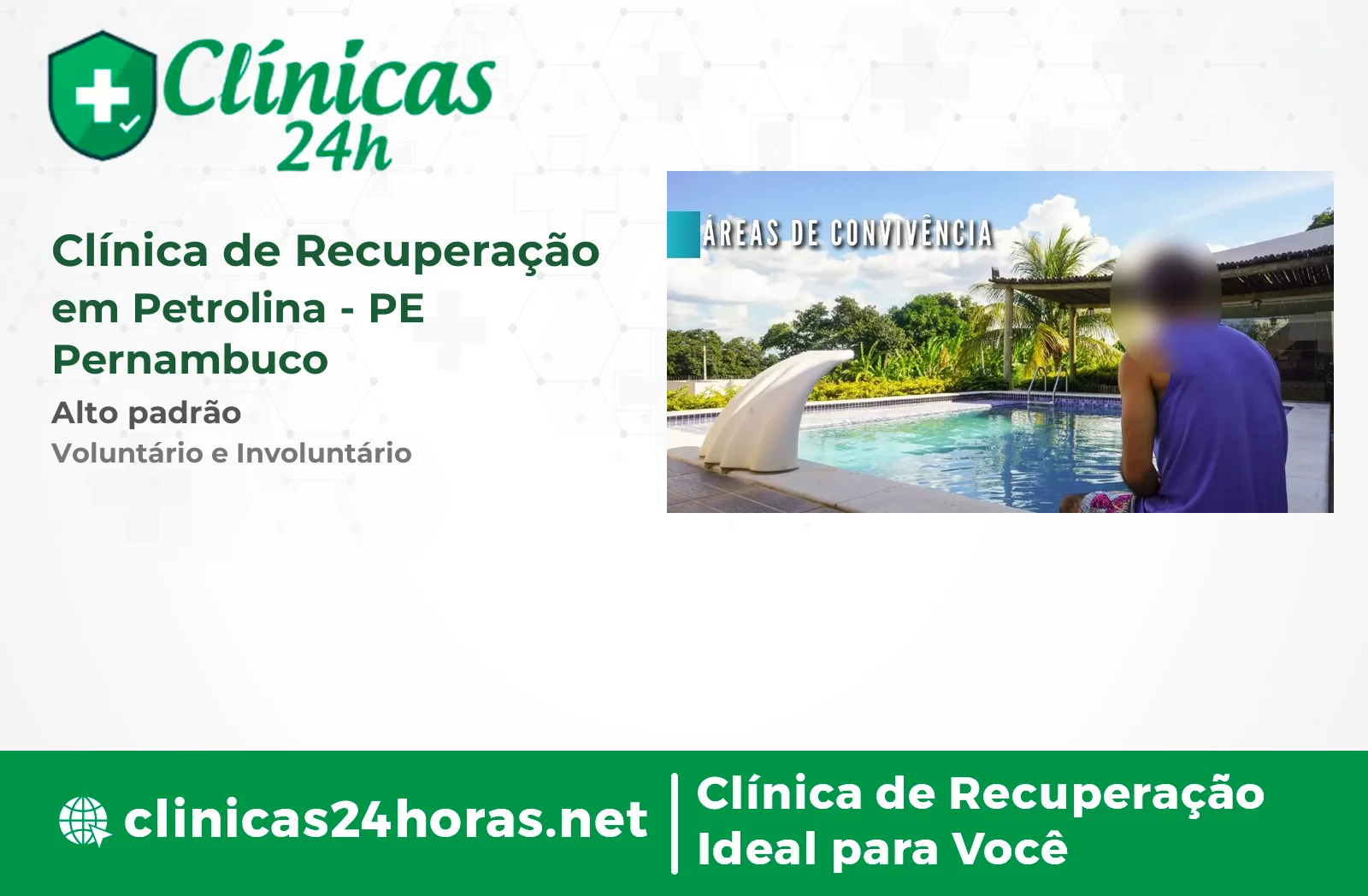 Clínica de Recuperação em Petrolina Masculina