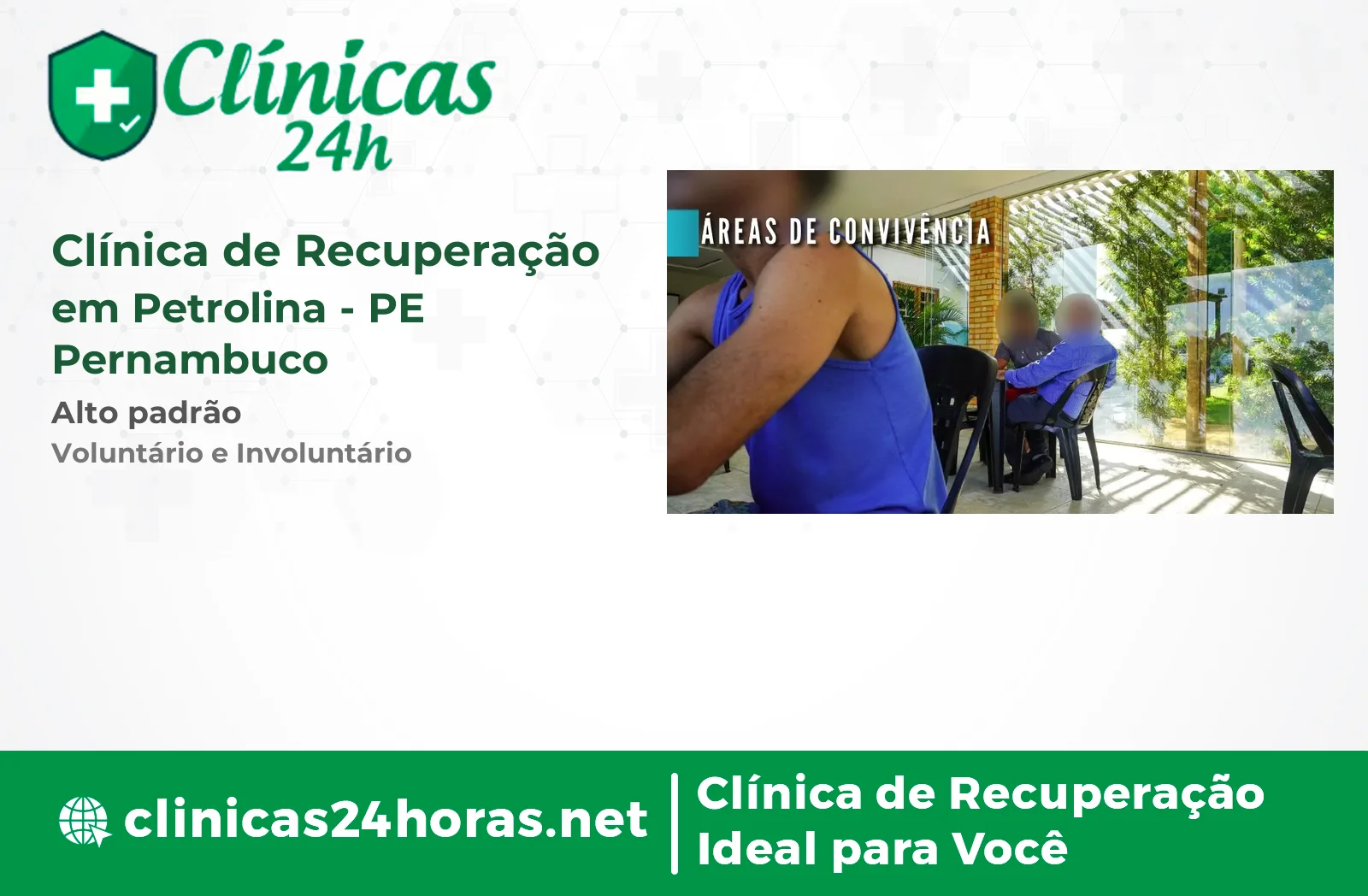 Clínica de Recuperação em Petrolina Masculina 3