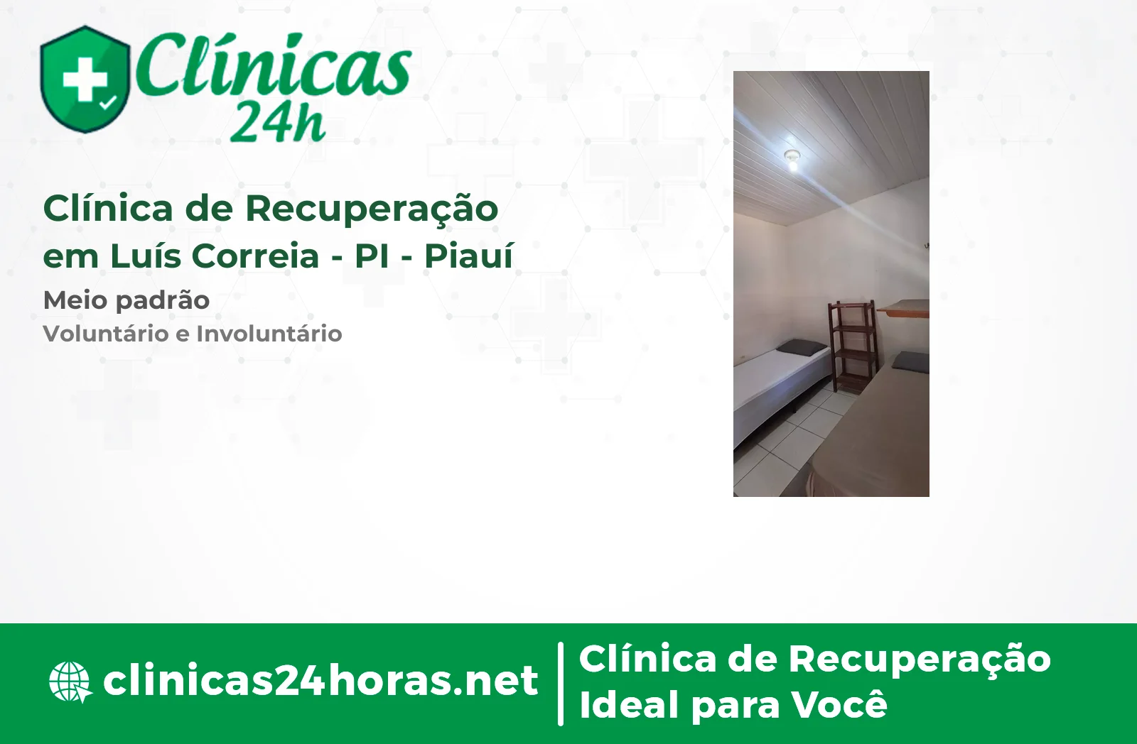 Clínica de Recuperação em Luís Correia Masculina 3