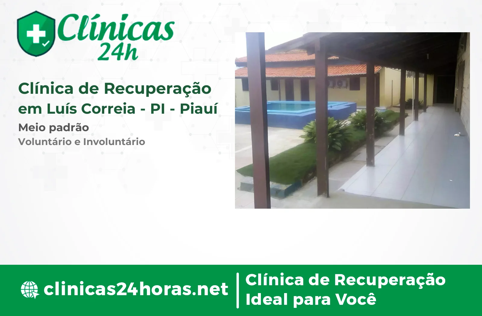 Clínica de Recuperação em Luís Correia Masculina