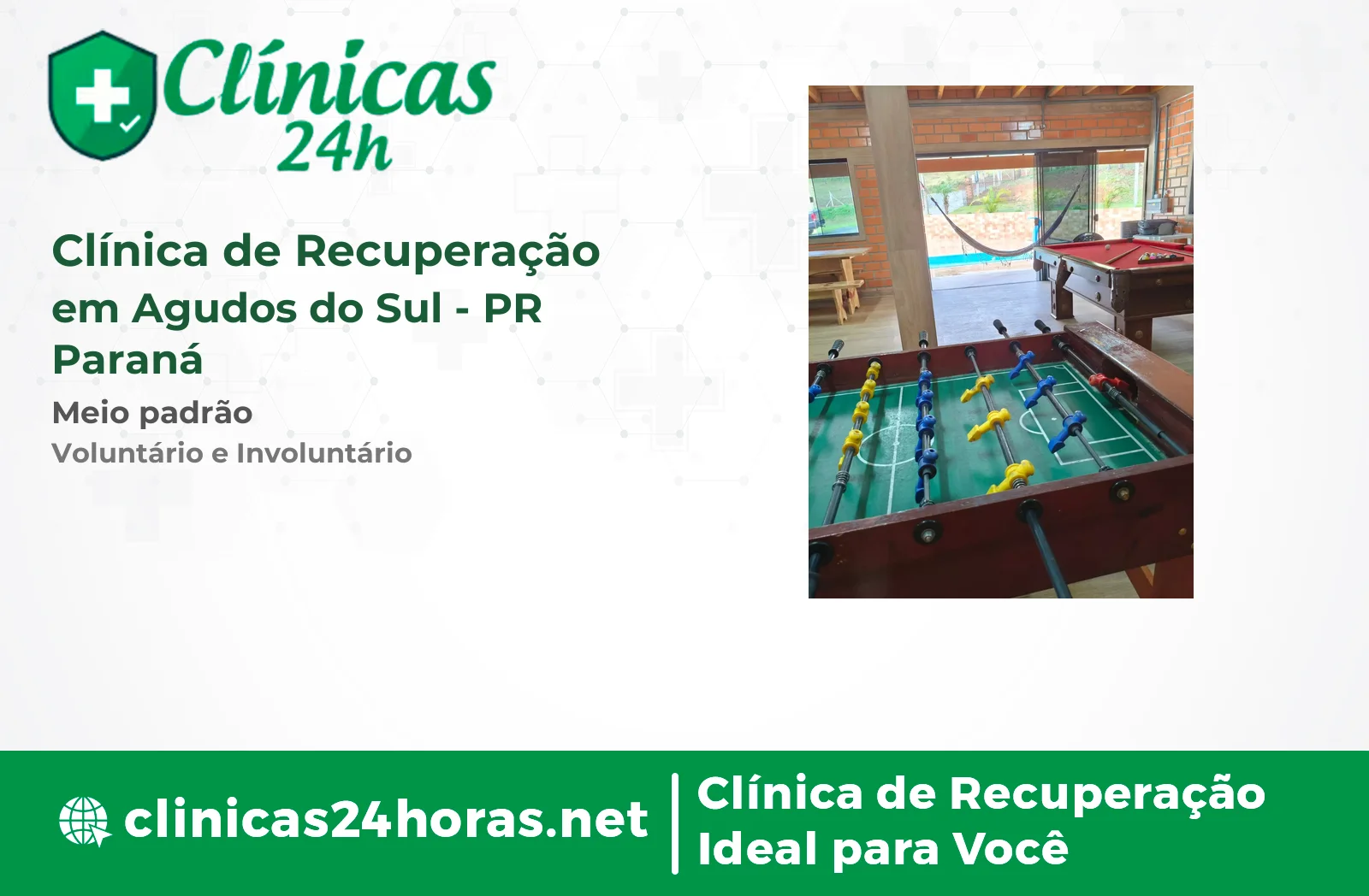 Clínica de Recuperação em Agudos do Sul Masculina 3