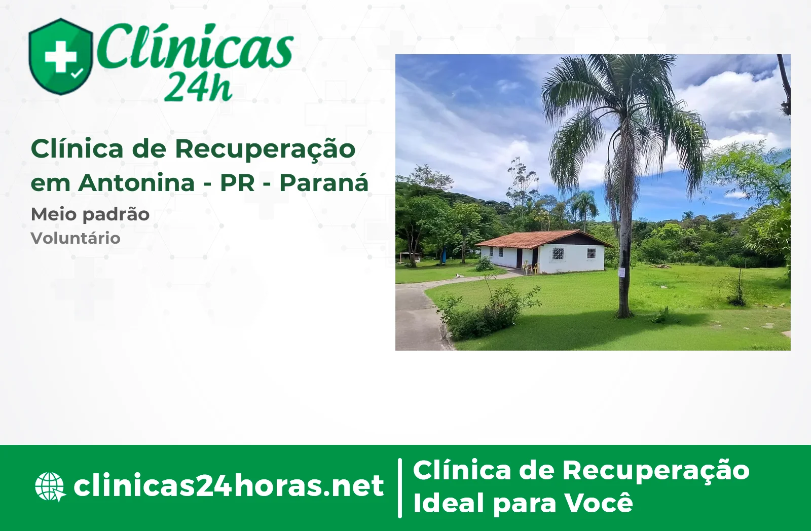 Clínica de Recuperação em Antonina Masculina
