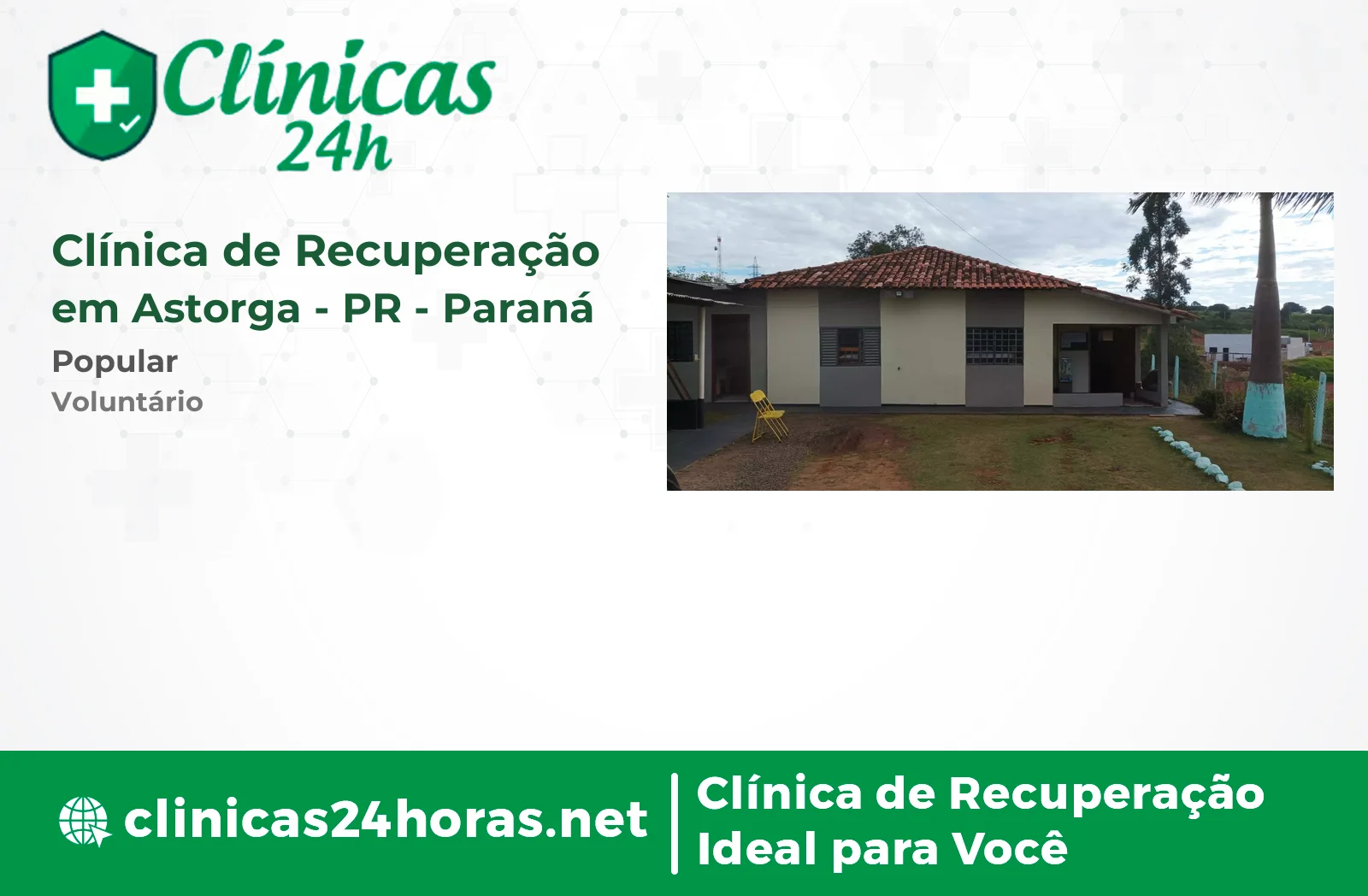Clínica de Recuperação em Astorga Masculina