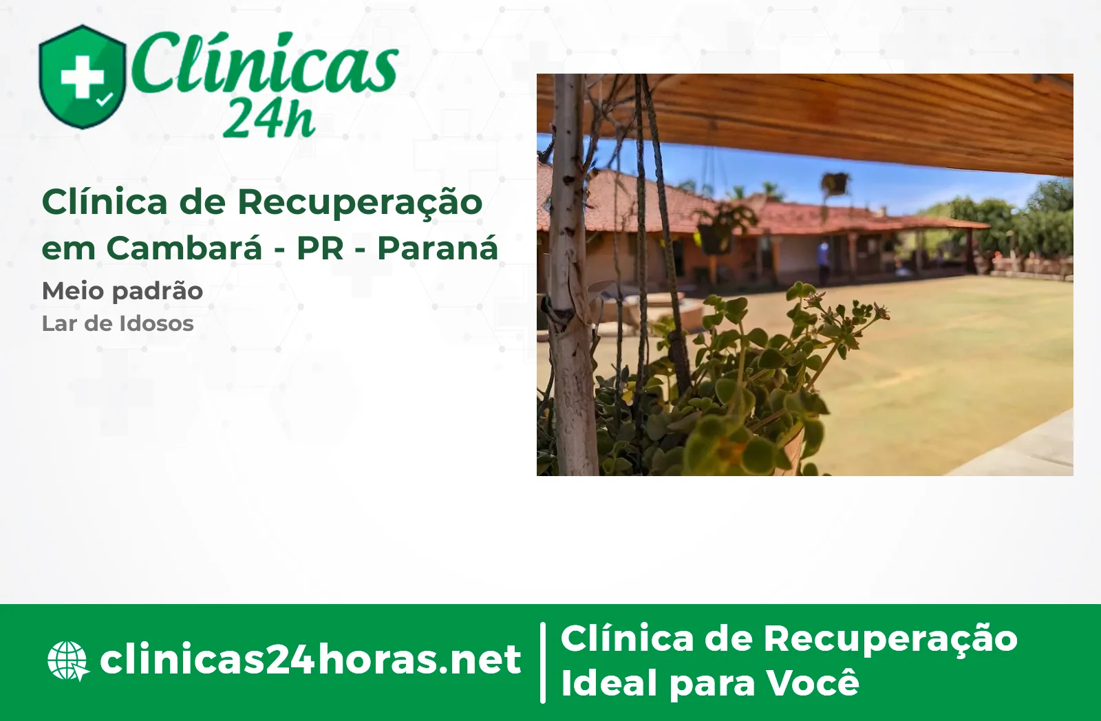 Clínica de Recuperação em Cambará Masculina 2