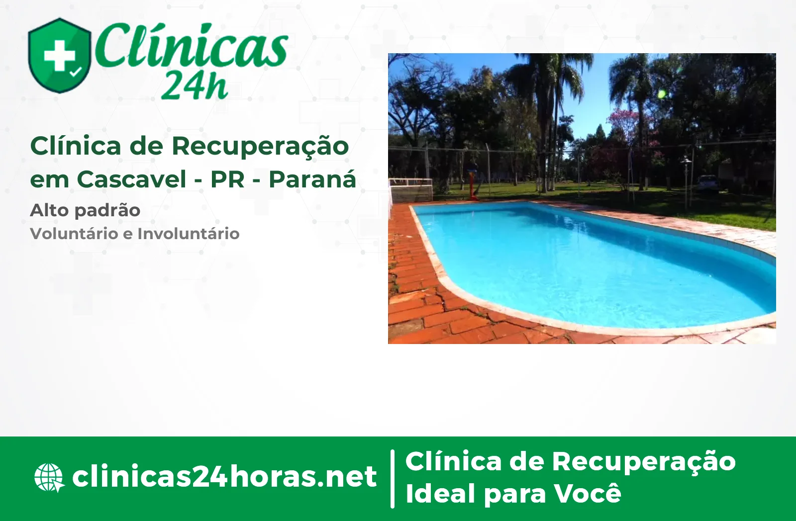 Clínica de Recuperação em Cascavel Masculina