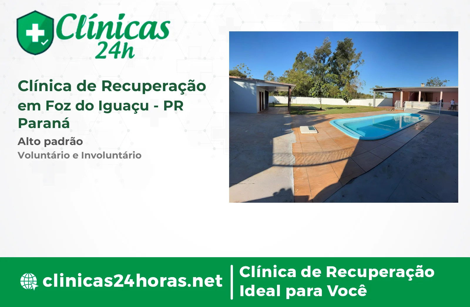 Clínica de Recuperação em Foz do Iguaçu Feminina