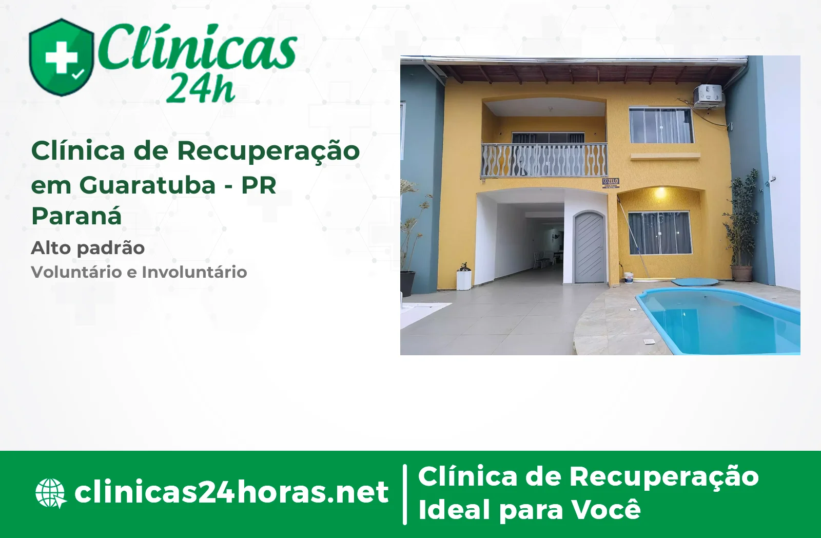 Clínica de Recuperação em Guaratuba Mista