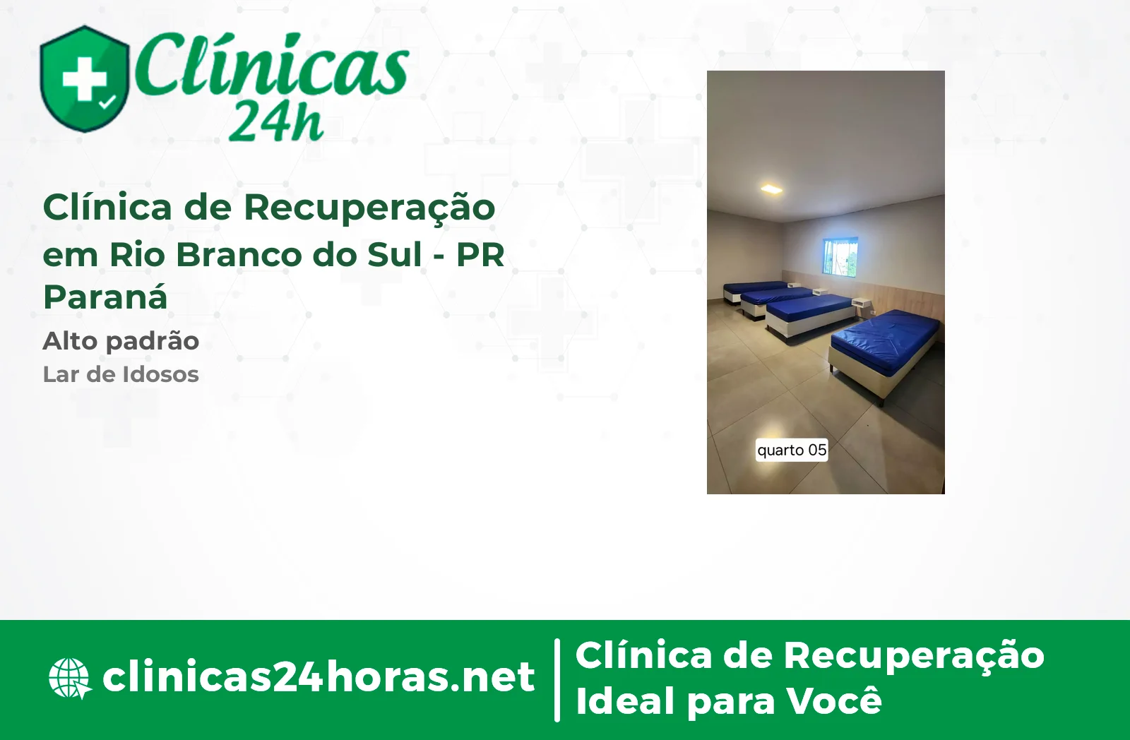 Clínica de Recuperação em Rio Branco do Sul Mista 3