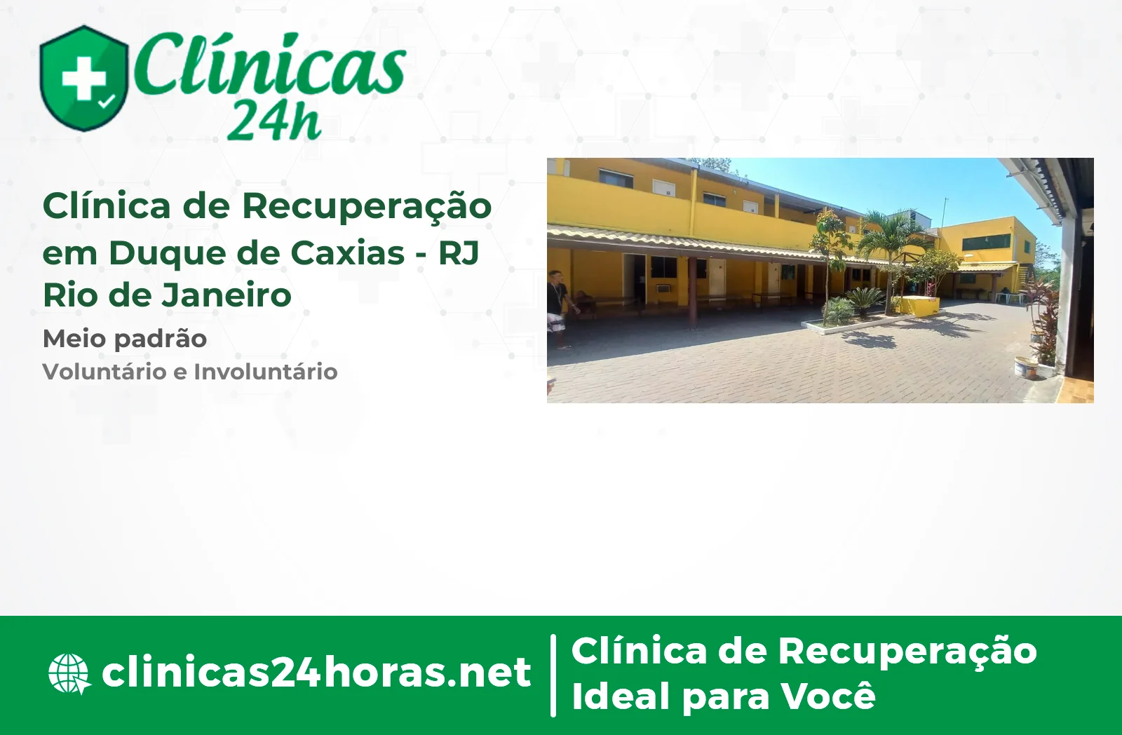 Clínica de Recuperação em Duque de Caxias Masculina
