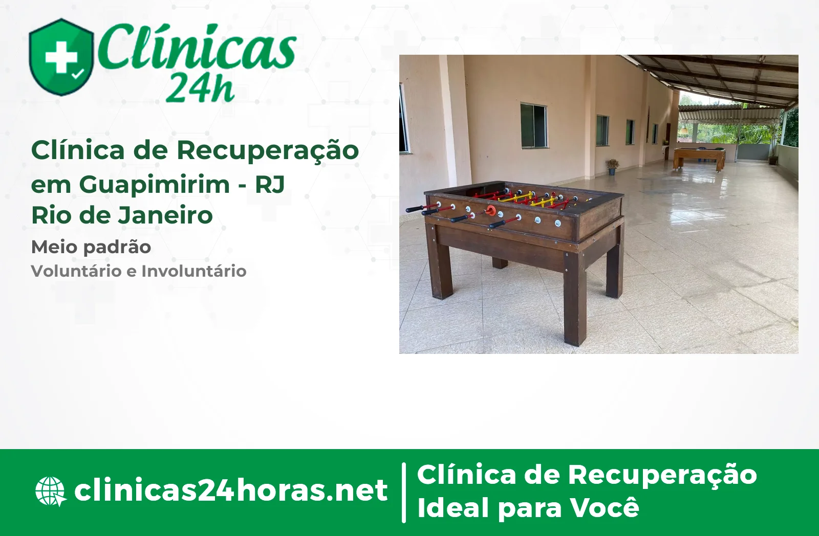 Clínica de Recuperação em Guapimirim Masculina