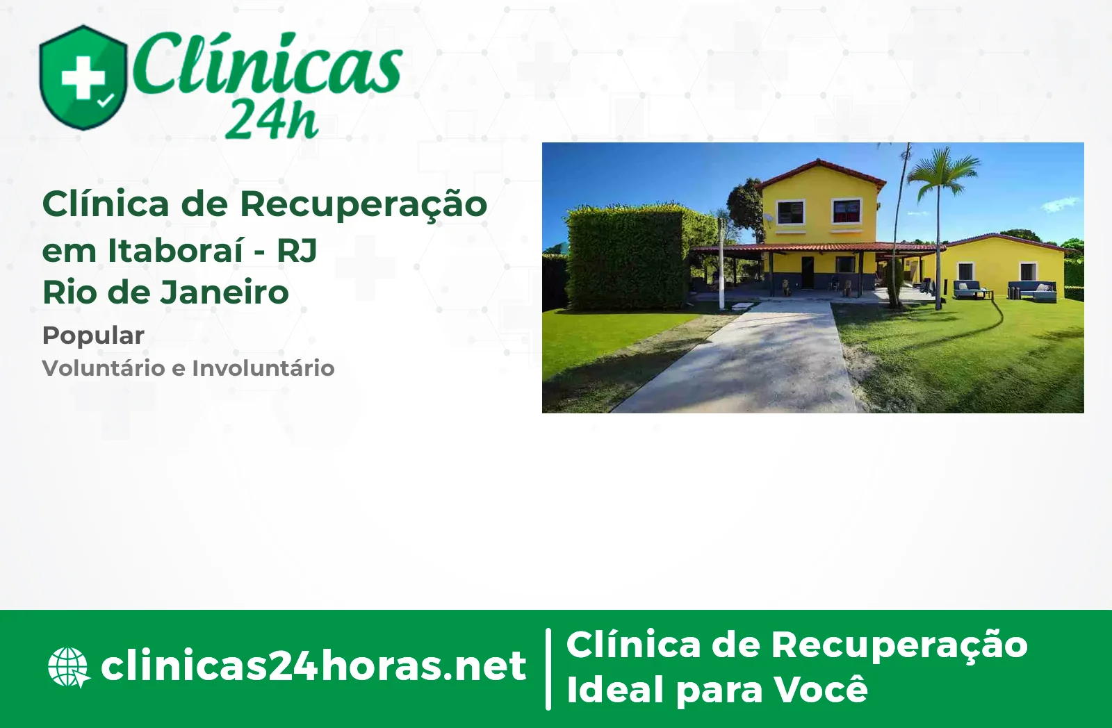 Clínica de Recuperação em Itaboraí Masculina