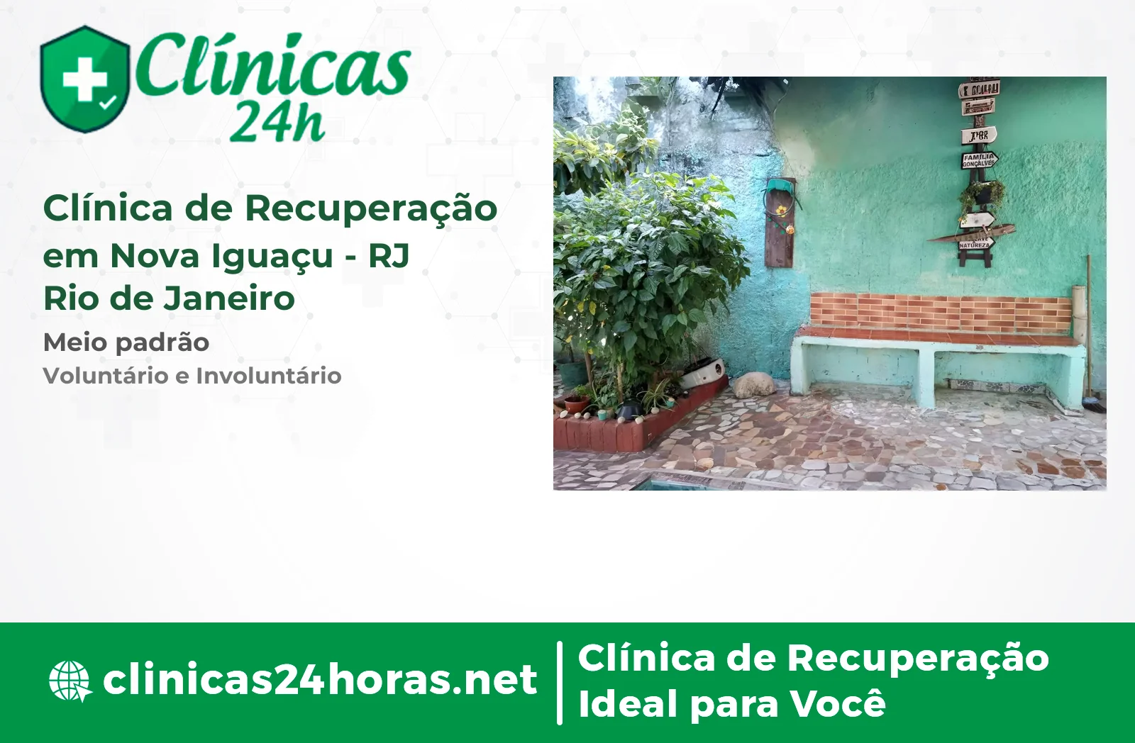Clínica de Recuperação em Nova Iguaçu Feminina