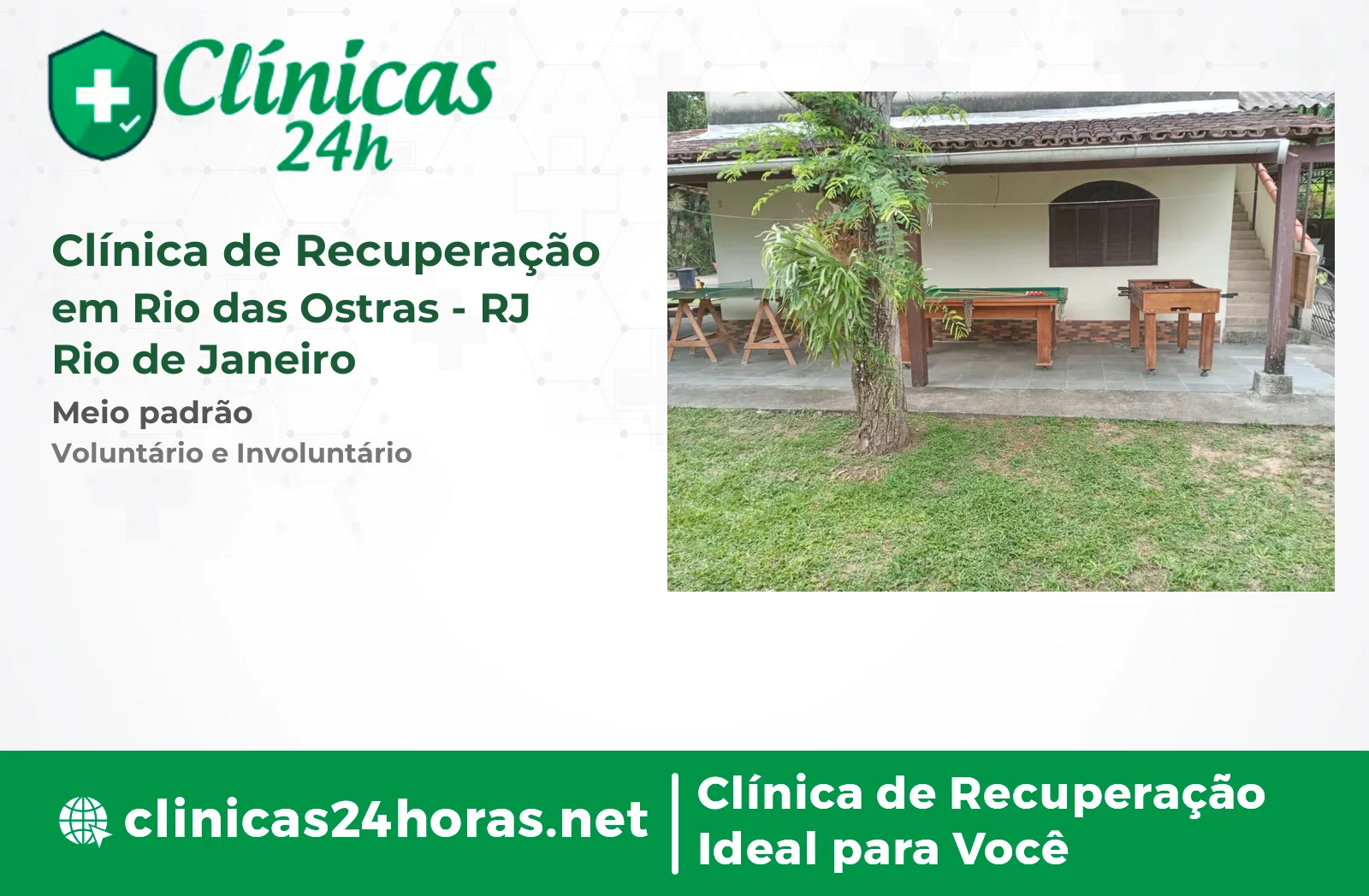 Clínica de Recuperação em Rio das Ostras Masculina