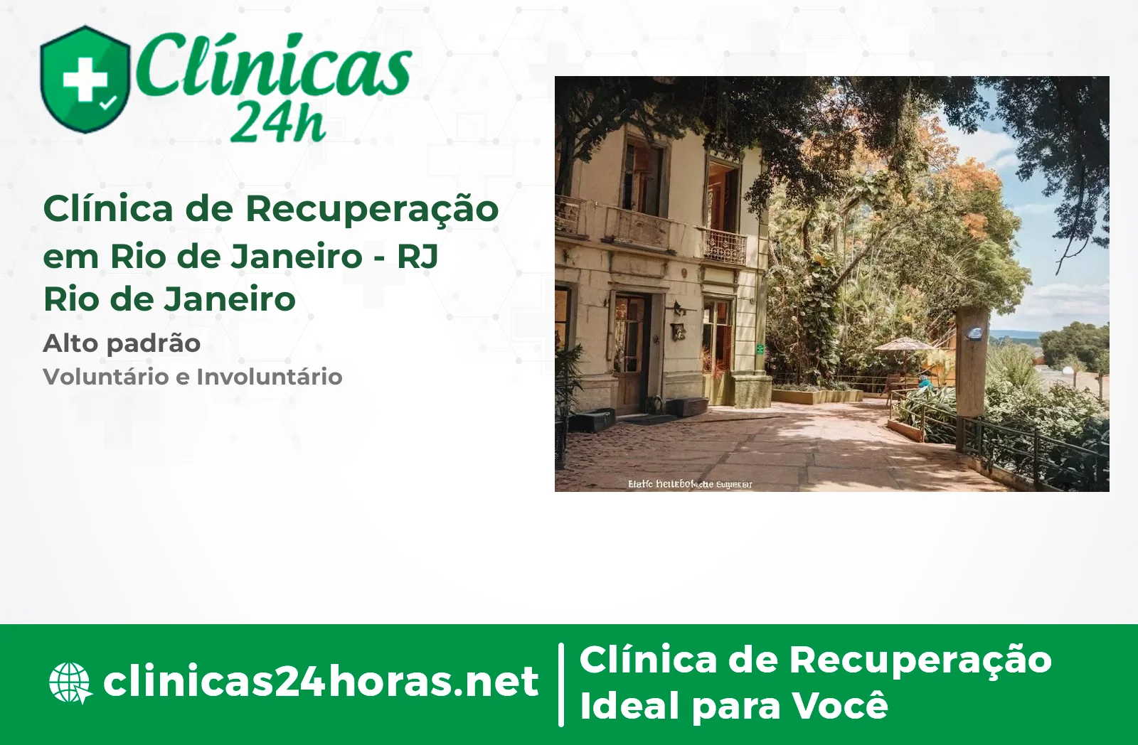 Clínica de Recuperação em Rio de Janeiro Mista