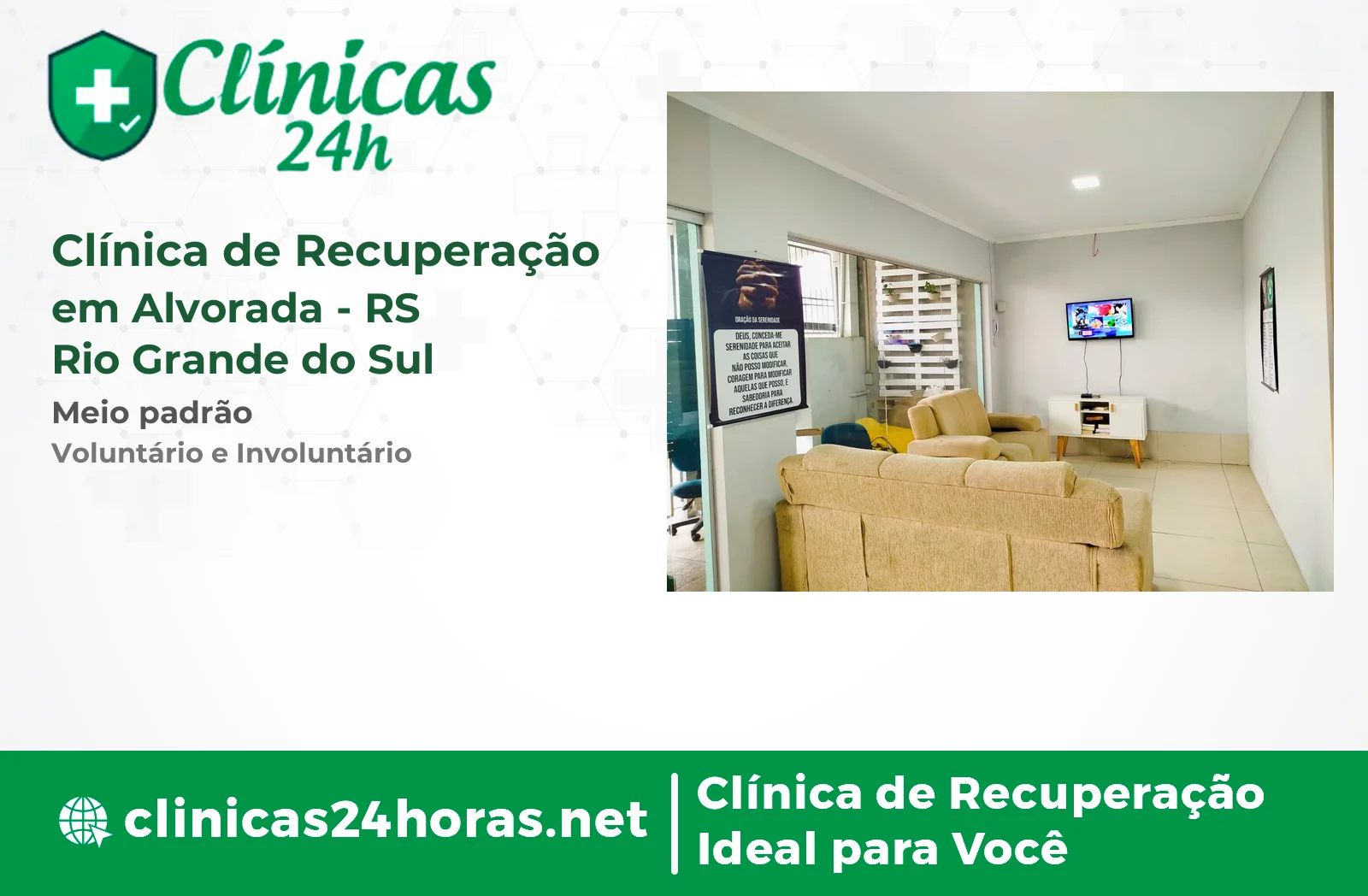 Clínica de Recuperação em Alvorada Masculina