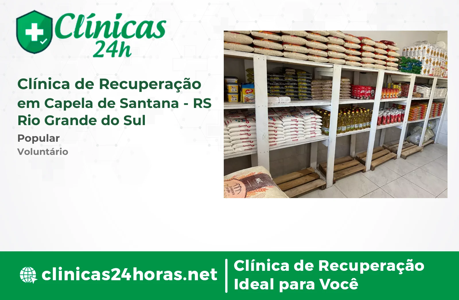Clínica de Recuperação em Capela de Santana Masculina