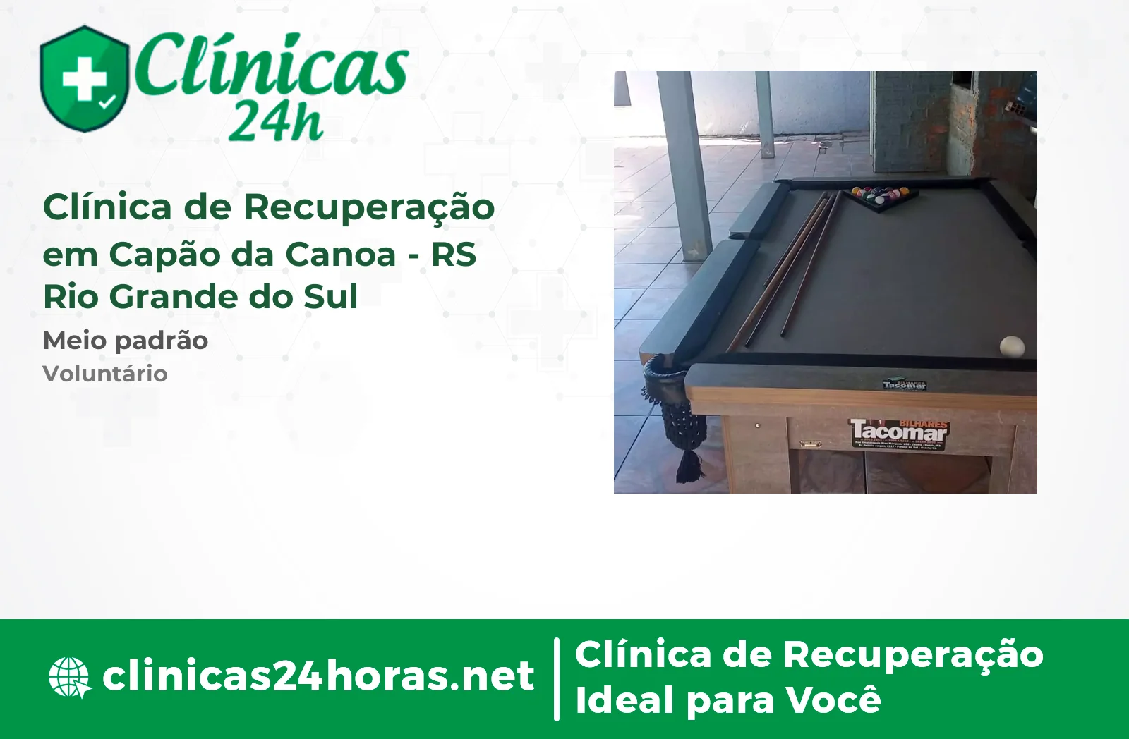Clínica de Recuperação em Capão da Canoa Masculina 3
